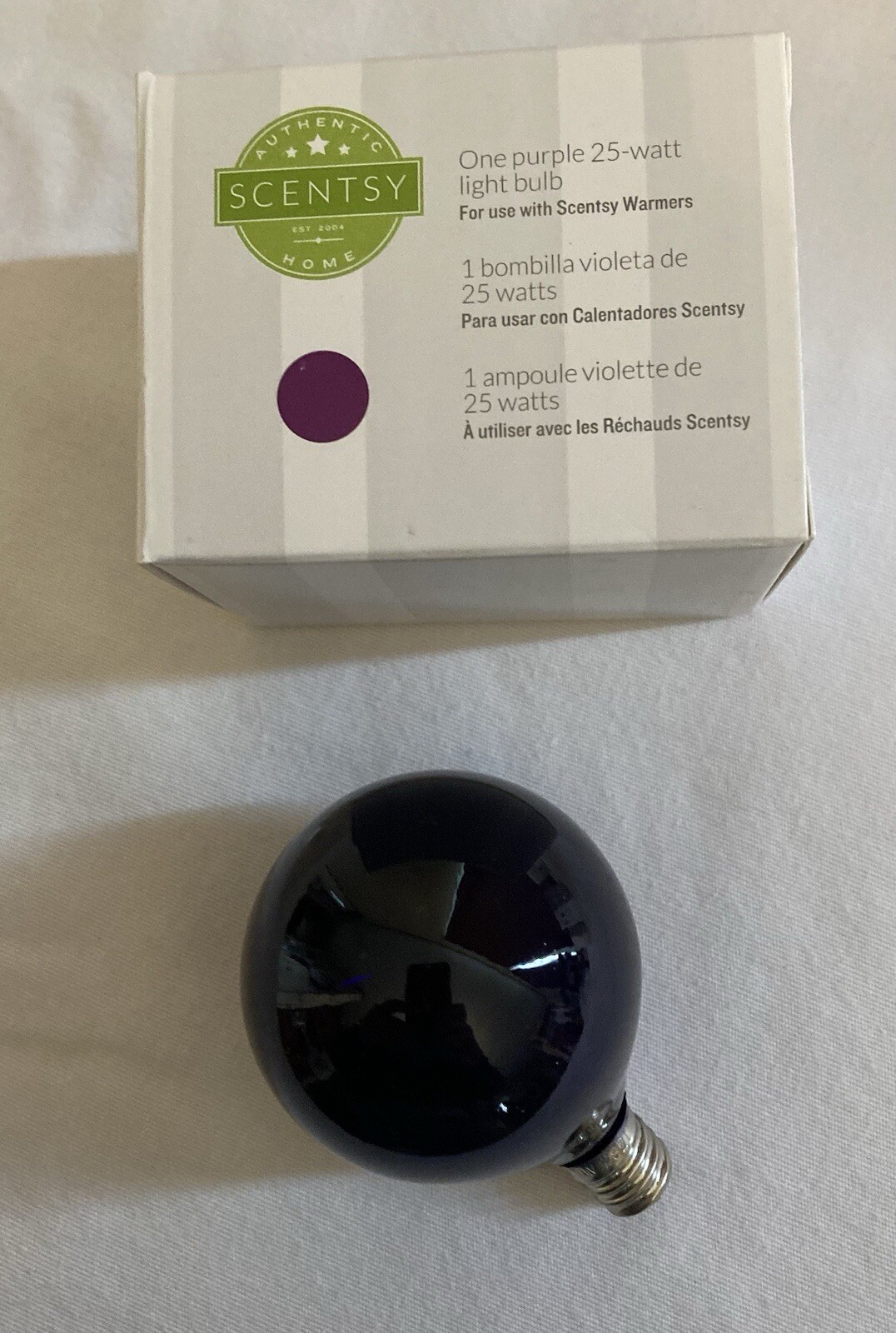25 W Light Bulb For Scentsy Warmer PURPLE E4