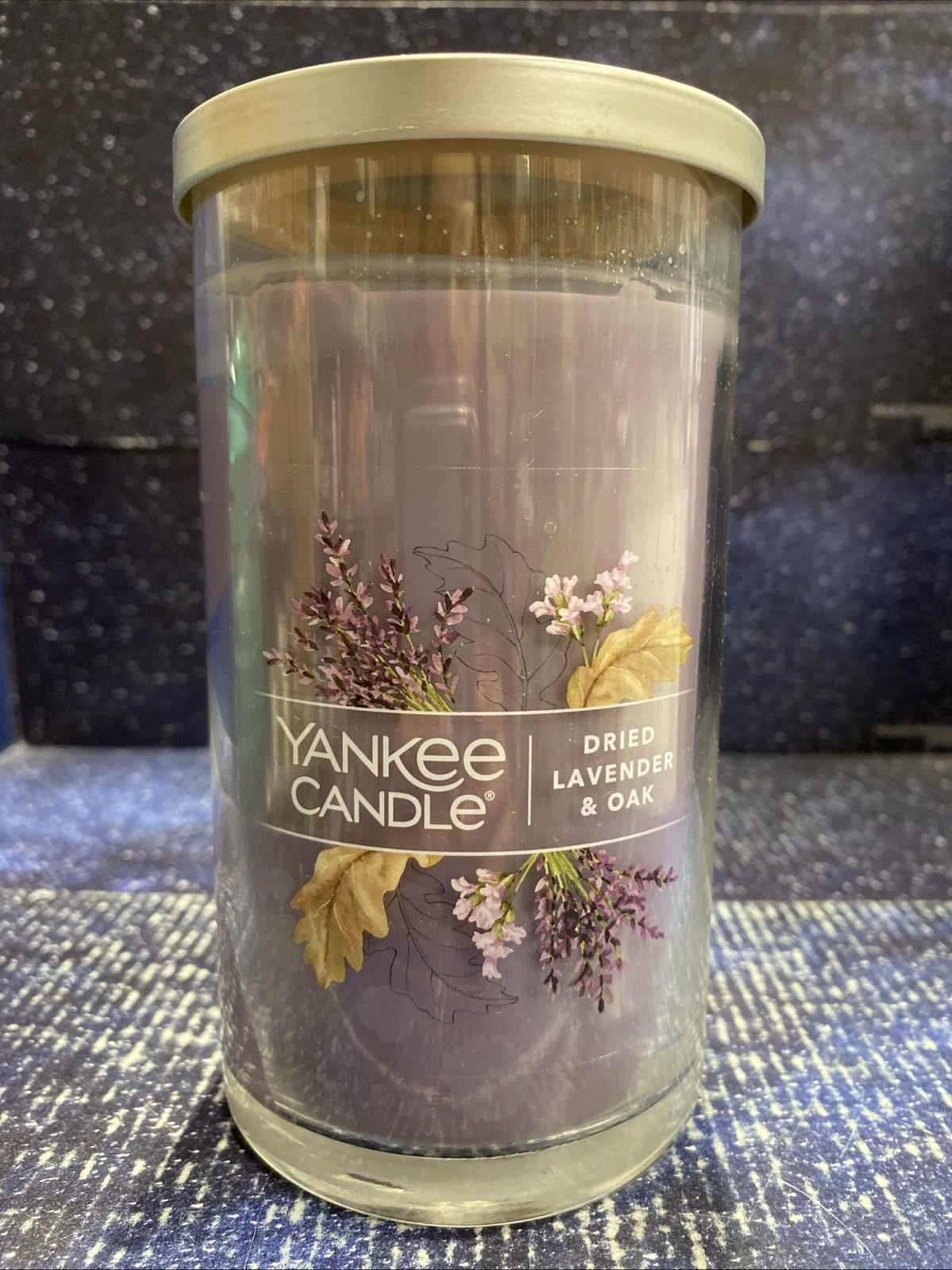 Yankee Candle Dried Lavender & Oak Original Scented Jar Candle W/Lid 14.25 Oz