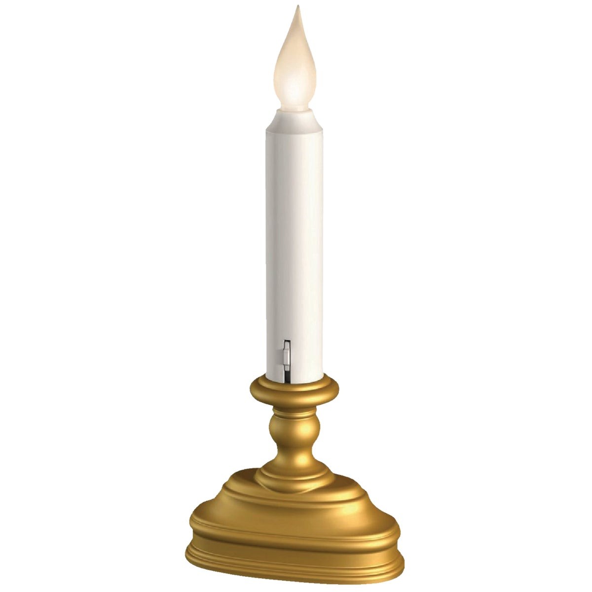 Xodus Standard 4.5 In. W. x 7.5 In. H. x 2 In. D. Antique Brass LED Battery