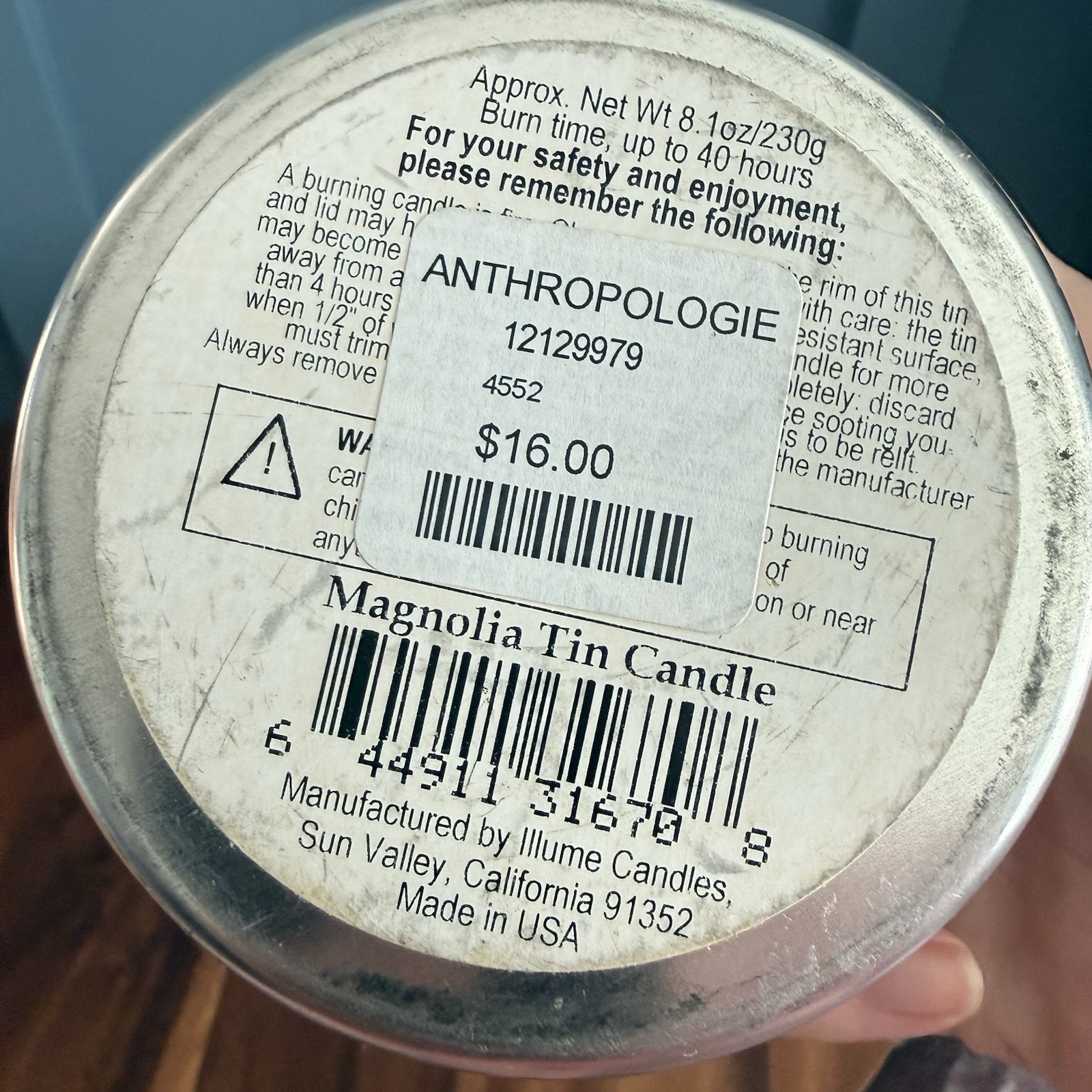 Anthropologie Illume Candles Lot 3 Discontinued Magnolia Ylang Eucalyptus New