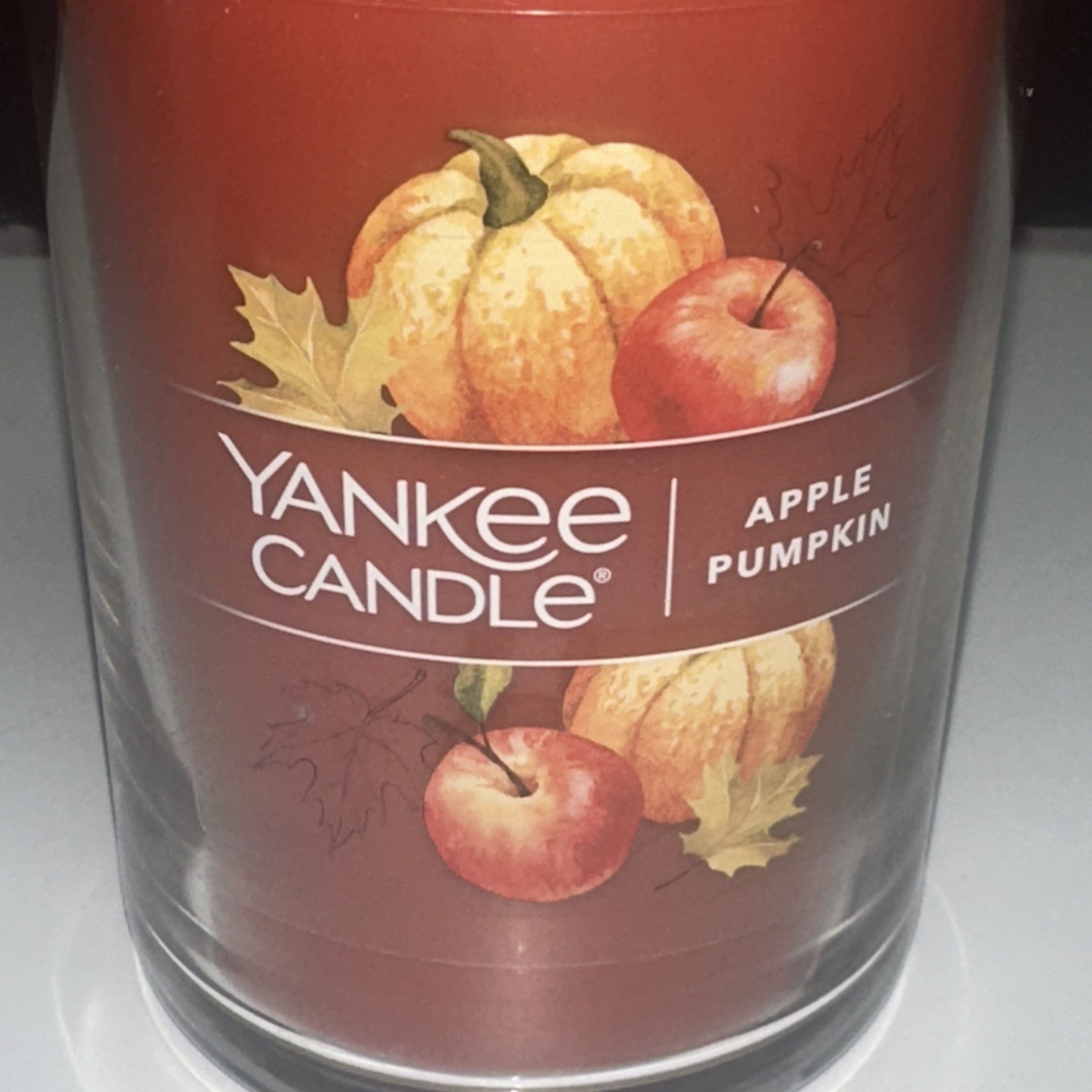 LOT OF 2-NEW-Yankee Candle APPLE PUMPKIN Large 14.25oz