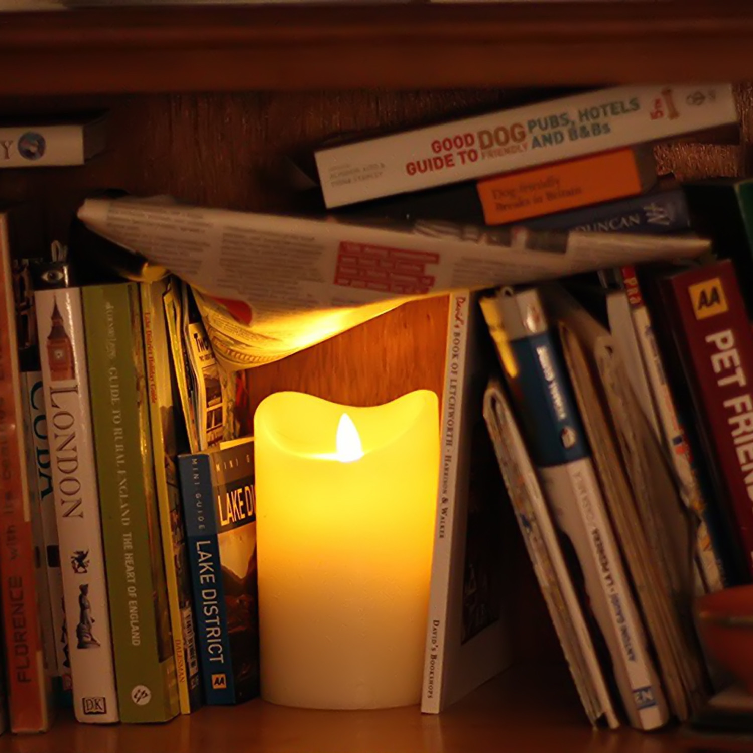 Flameless LED Candle – Lifelike Swinging Flame Realistic Flickering LED Candles