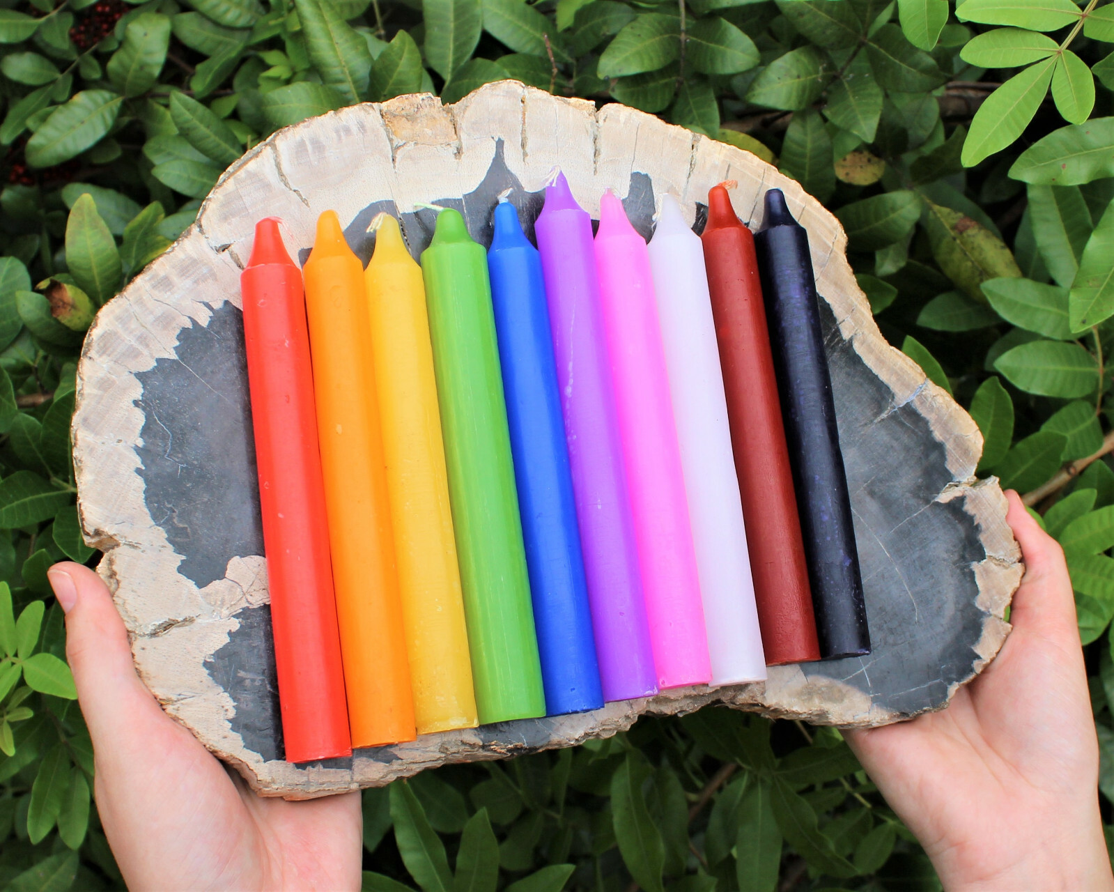 Bulk Lot of 50 x 6″ Taper Spell Candles: ASSORTED COLOR (Wicca Altar Household)