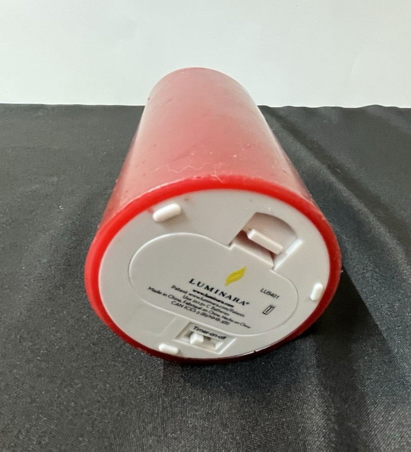 Luminara Real Flame Effect Candle Remote Controlled C Battery Operated New 7″