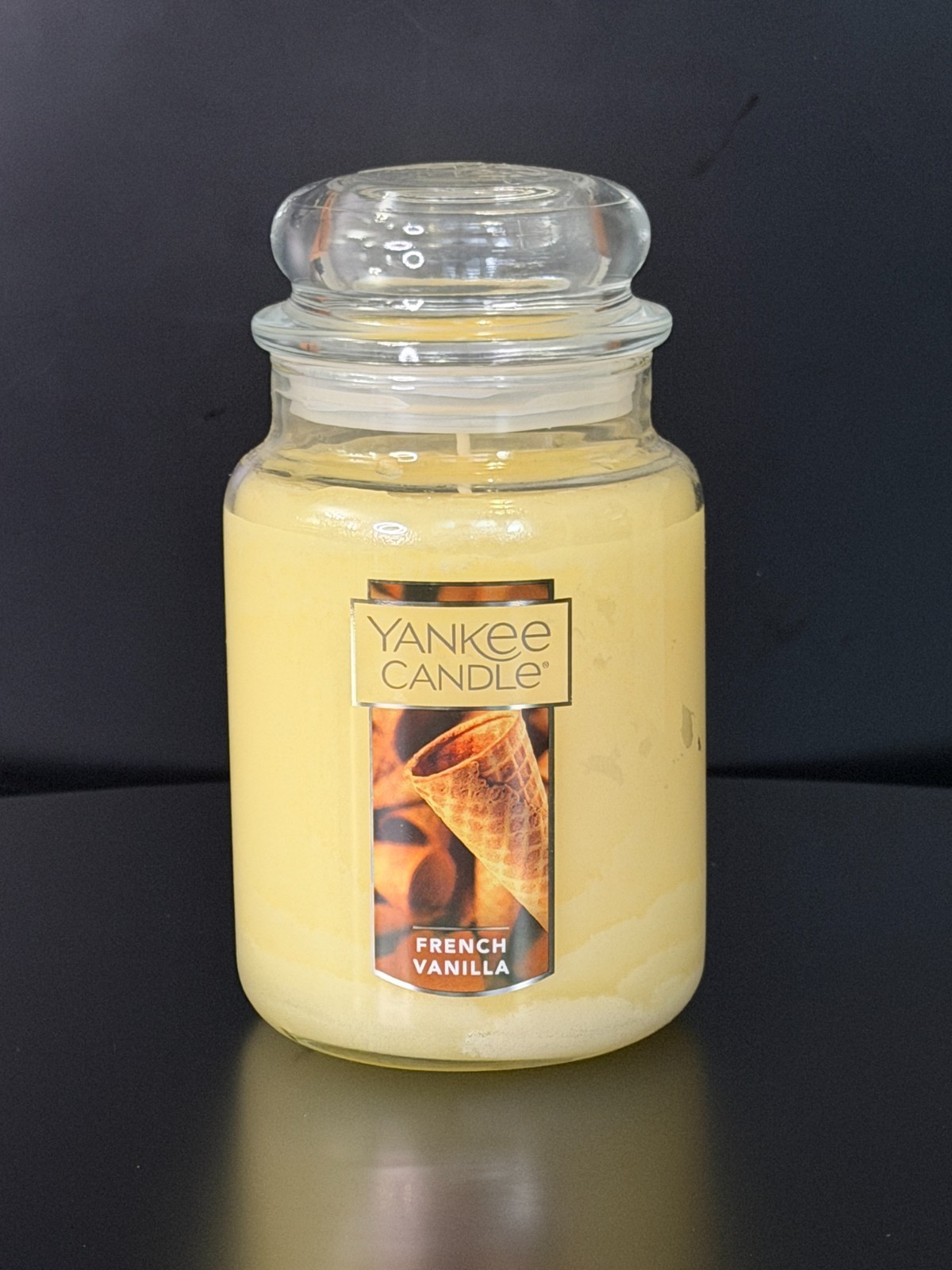 Yankee Candle French Vanilla Classic 22oz Large Jar Single Wick Candle New