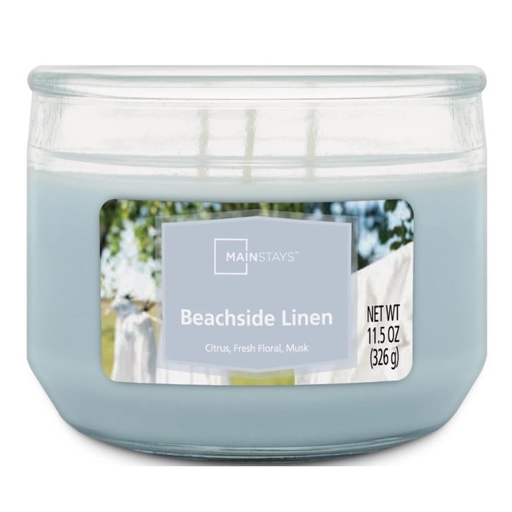 3 Pack Beachside Linen Scented 3-Wick Jar Candles 11.5oz FREE SHIP IN 2 DAYS….