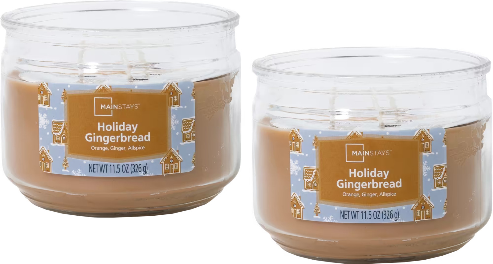 Mainstays 11.5oz Scented Candle (Holiday Gingerbread)