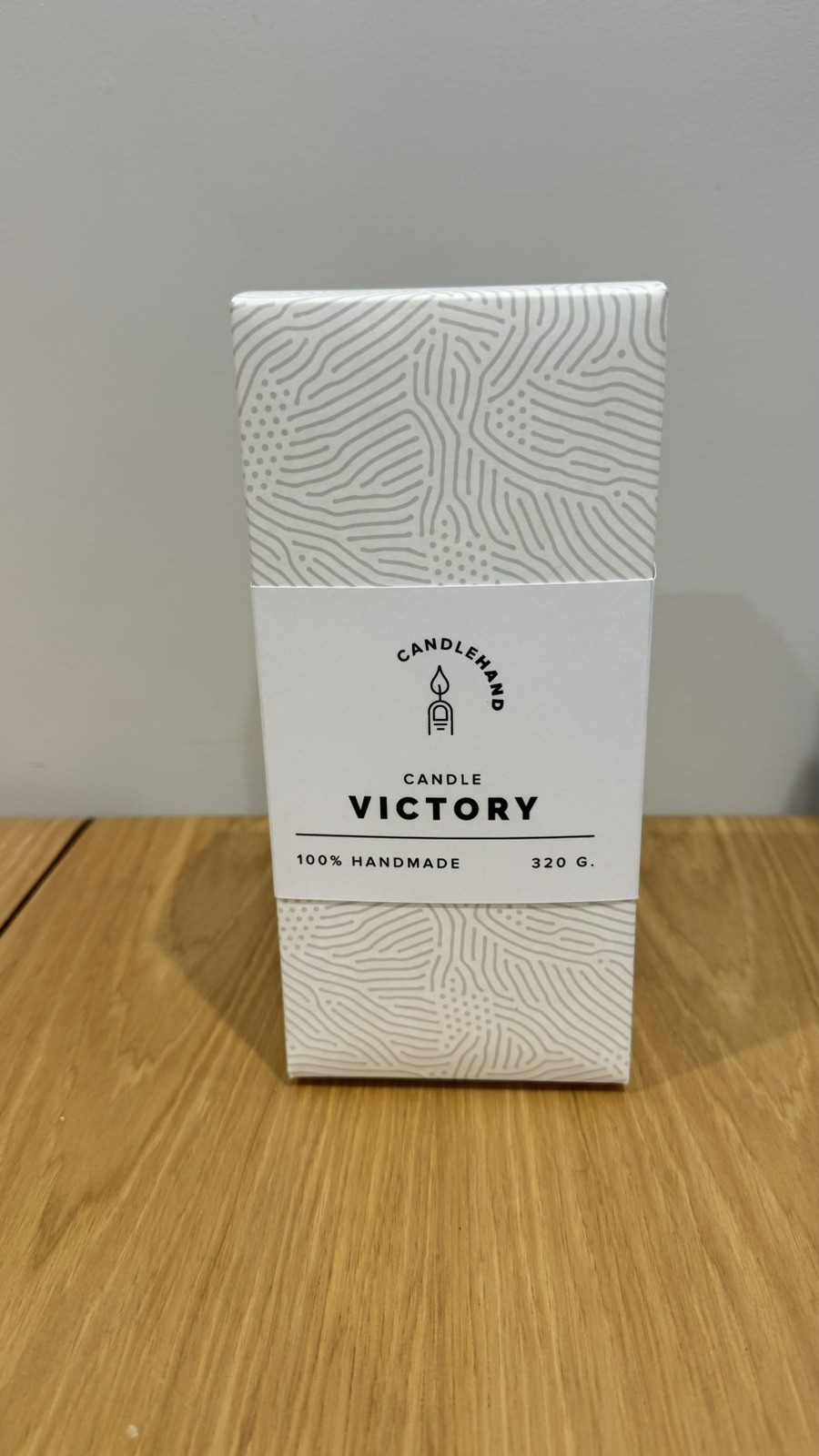 Candlehand Victory/Peace Candle Black