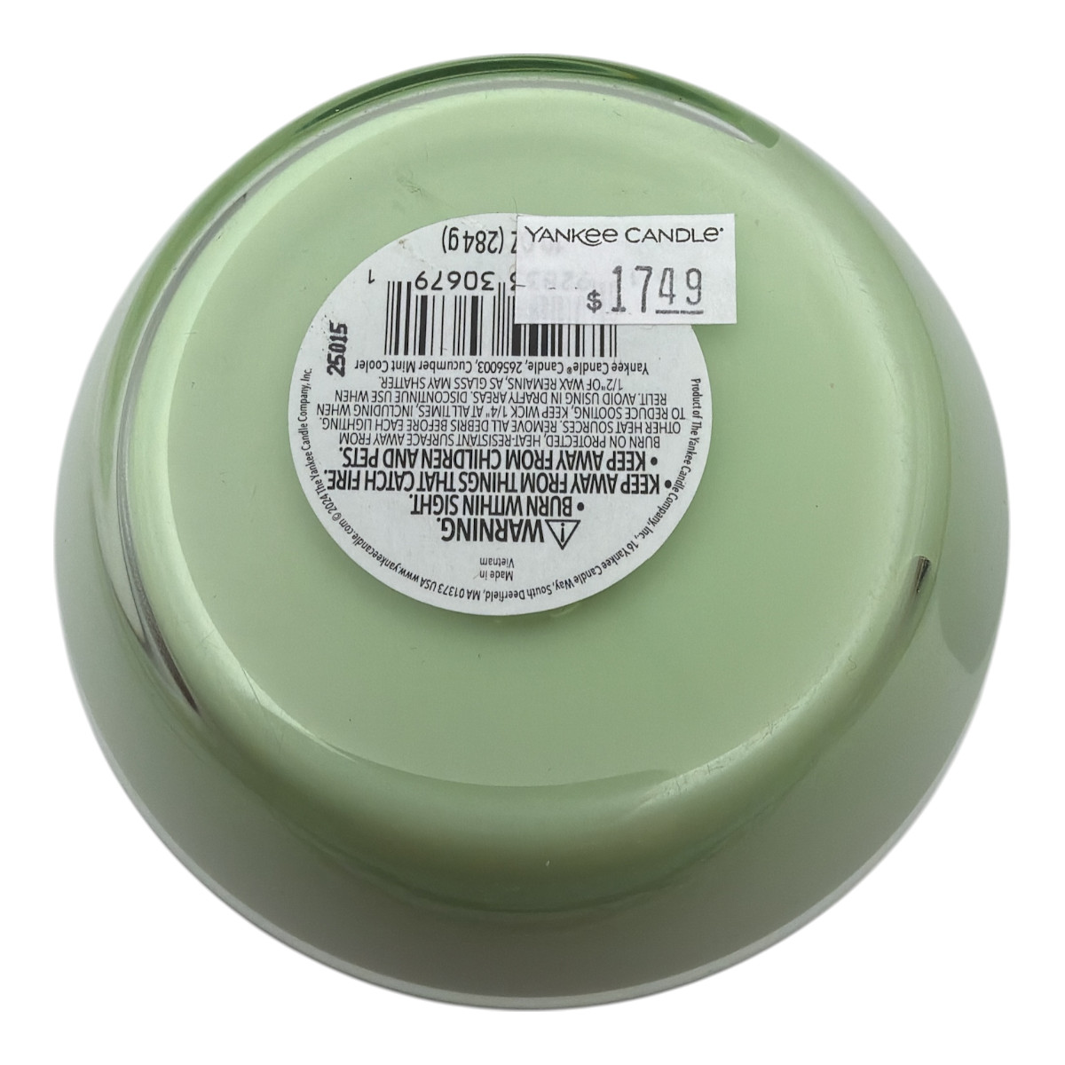 Yankee Candle 10 oz Jars Cucumber Mint Cooler Essential Oils NEW