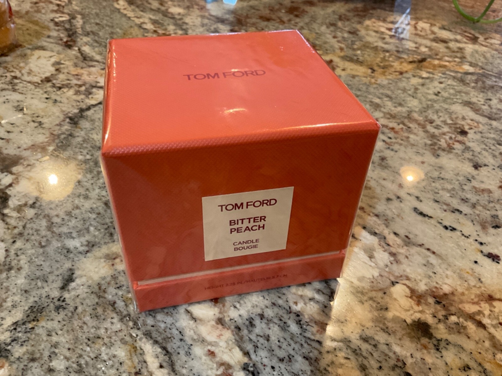NIB NEW SEALED TOM FORD BITTER PEACH Candle 2.25” 5.7 cm