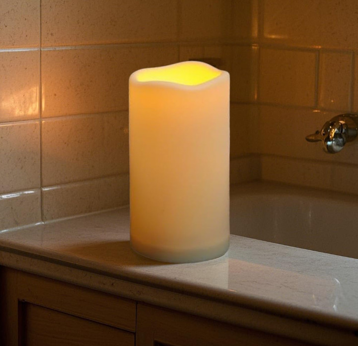 LED Candles With 10-Key Remote Timer Flickering Flameless Outdoor Indoor 2 Pack