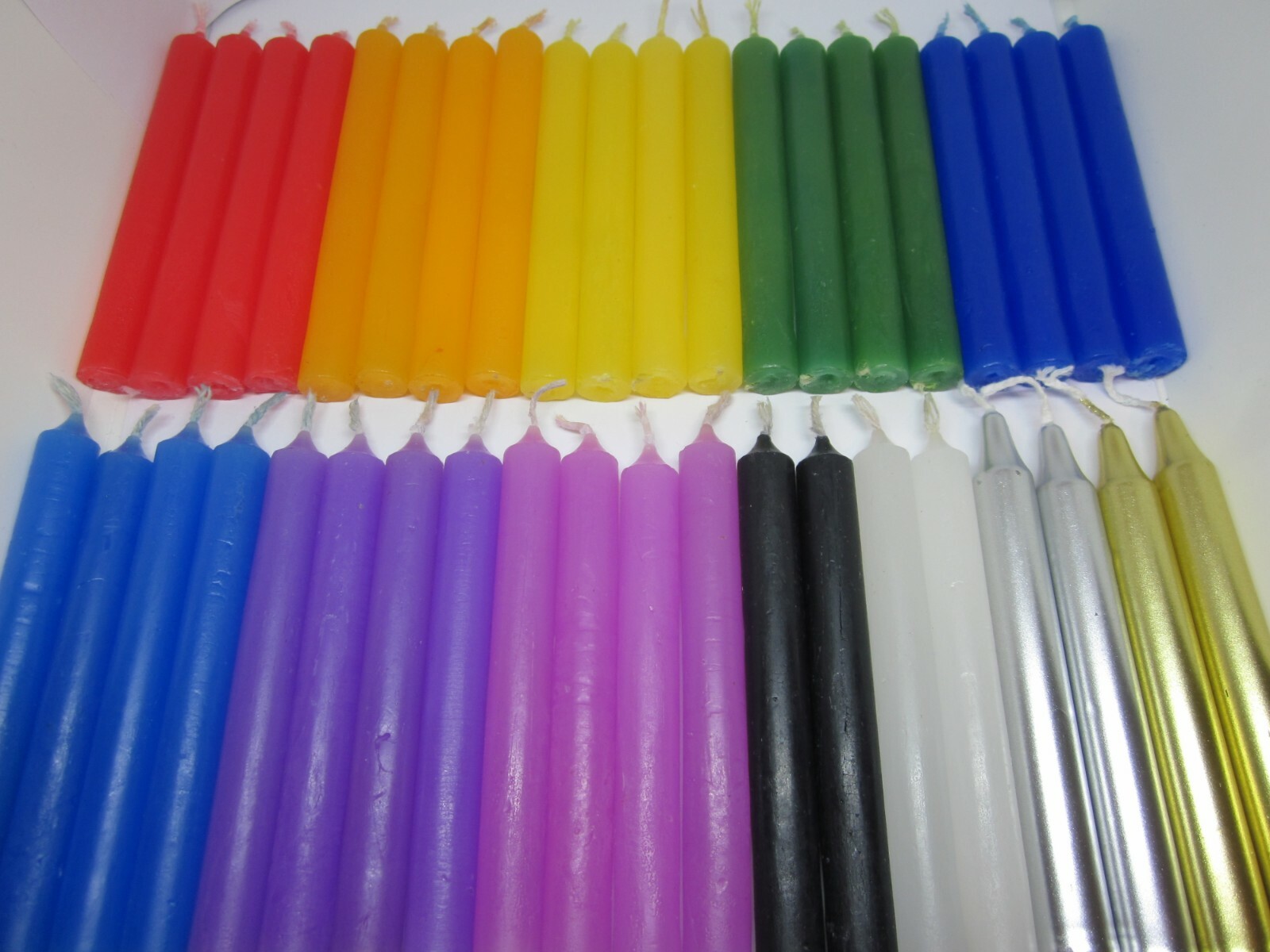 Spell Chime Candles 4″ Set of 10 for $12 Mini Taper Magic Ritual Chime