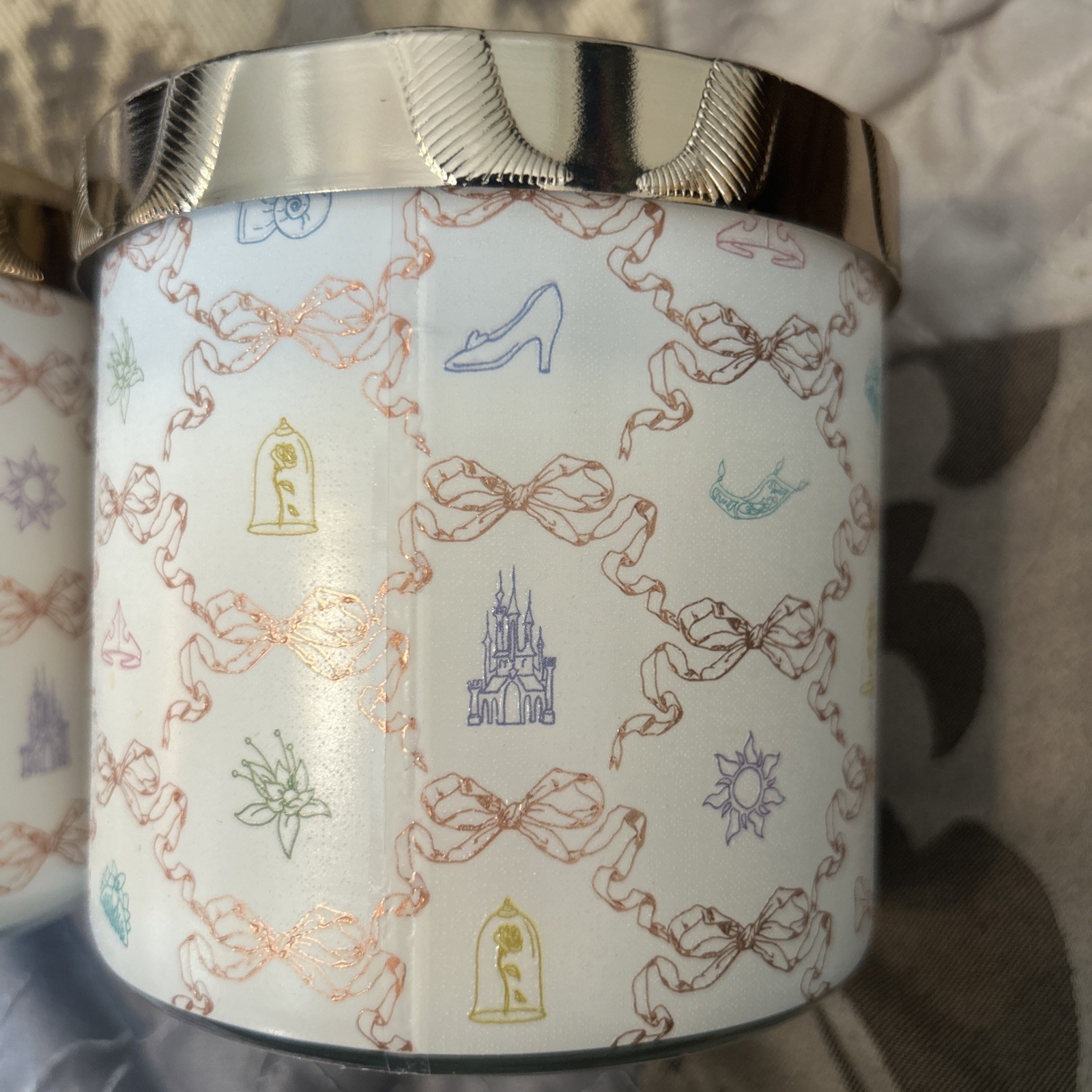 2 Bath & Body Works DISNEY PRINCESS LIFE’S A FAIRYTALE 3 Wick Scented Candles