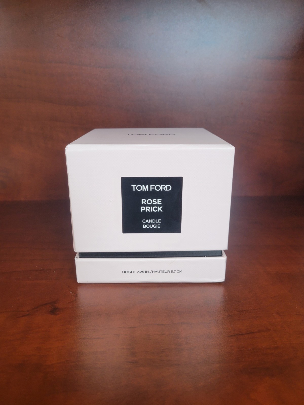 Tom Ford Rose Prick Luxury Candle 2.25in Pink Glass New Unused NO SEAL
