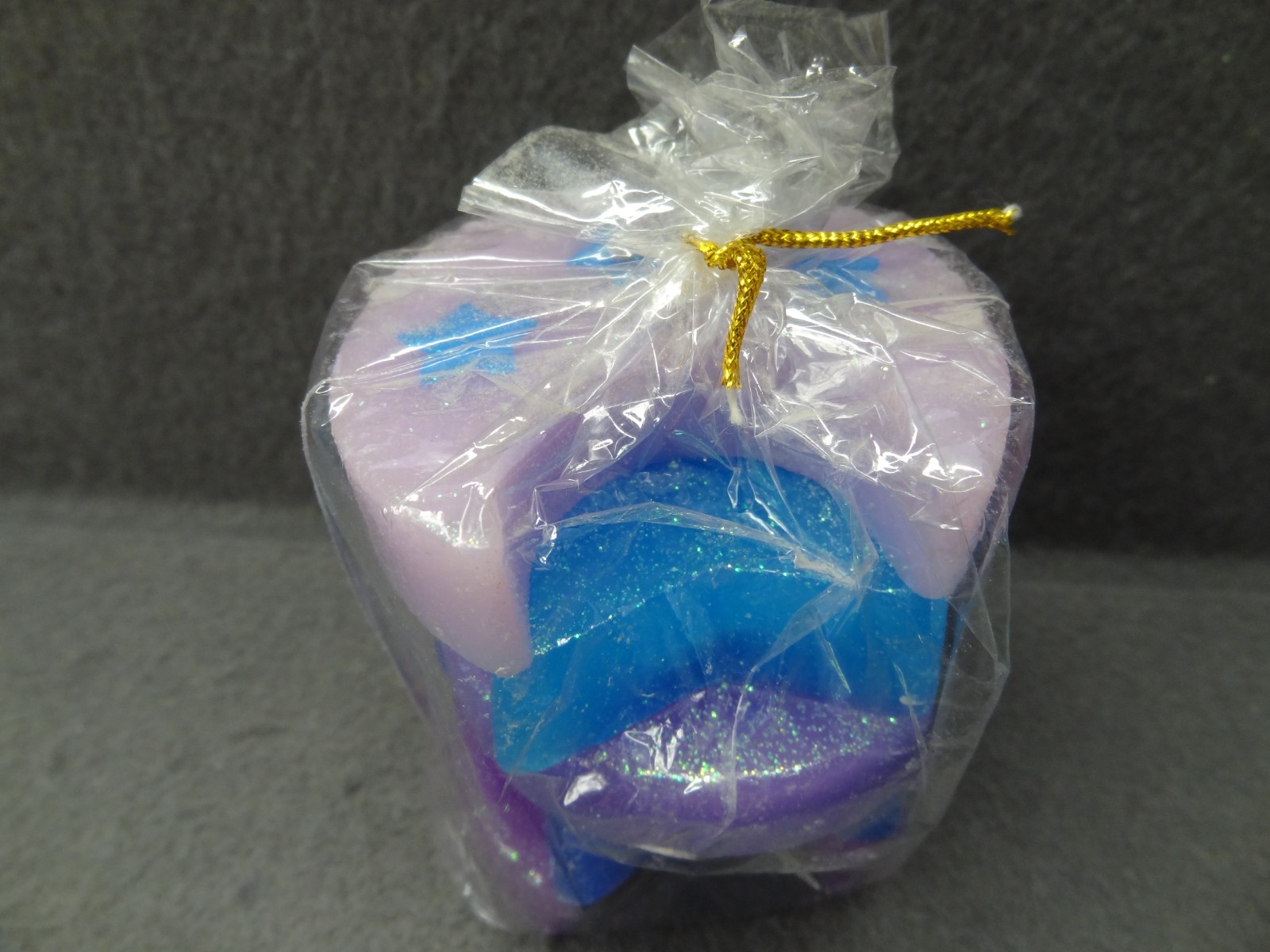 NEW Pillar 3.5″ Y2K Moon & Stars Glitter Candle 1999 Single Wick Stack Clarie’s