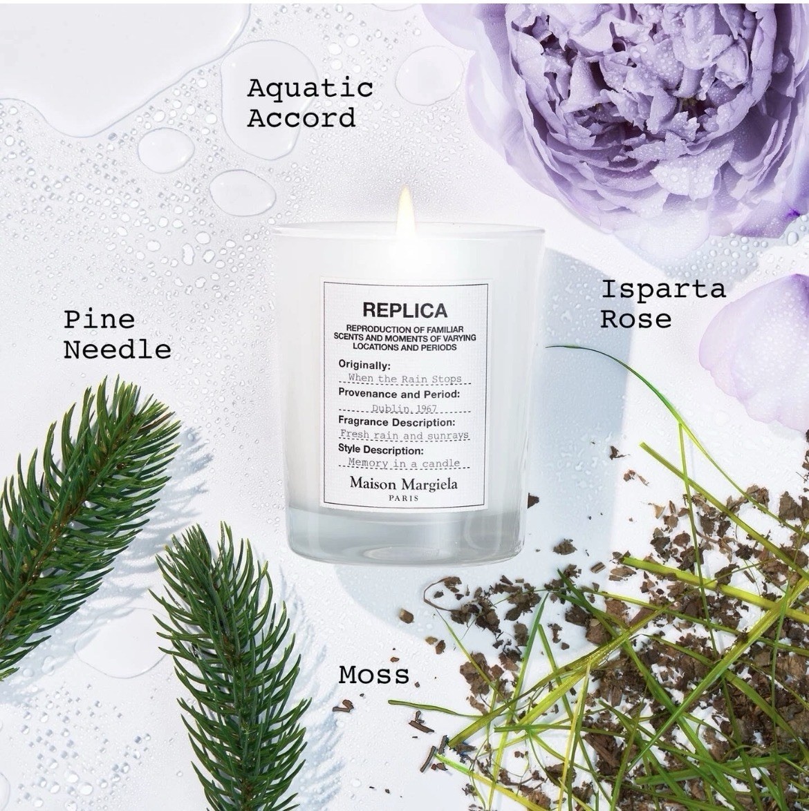 Maison Margiela Replica – When the Rain Stops Candle 5.82oz Sealed $72 MSRP