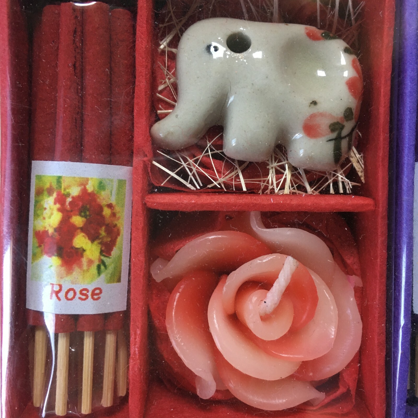 12 Pcs Incense Sticks Burn Candle Thai Aroma Spa Relax Handmade Gift