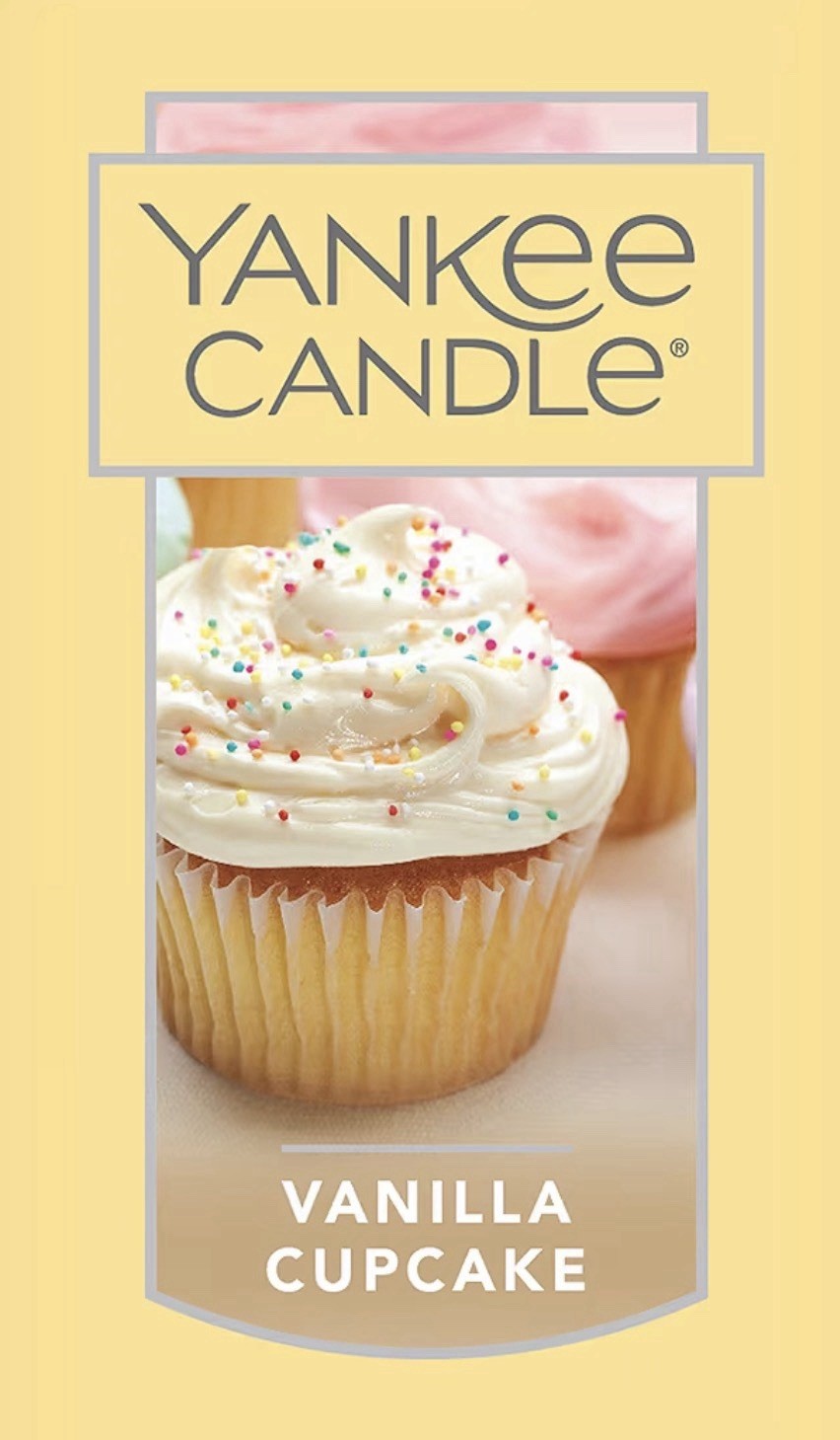 Yankee Candle Vanilla Cupcake Large Jar Candle 22 Oz Brand New HTF! 🧁