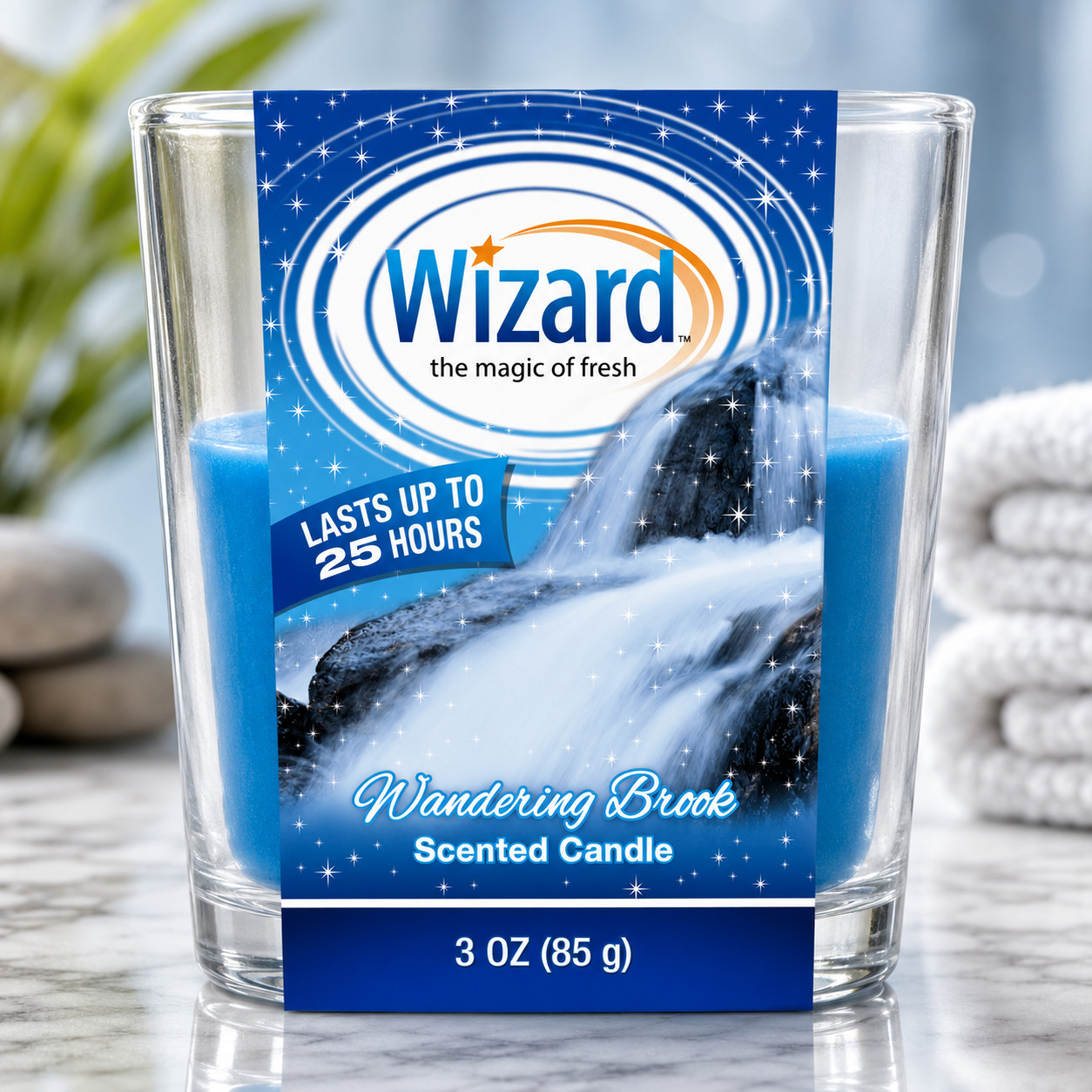 Wizard Scented Candle 12 Pack Choose Fragrance 3oz Glass Jar Home Decor Gift Set