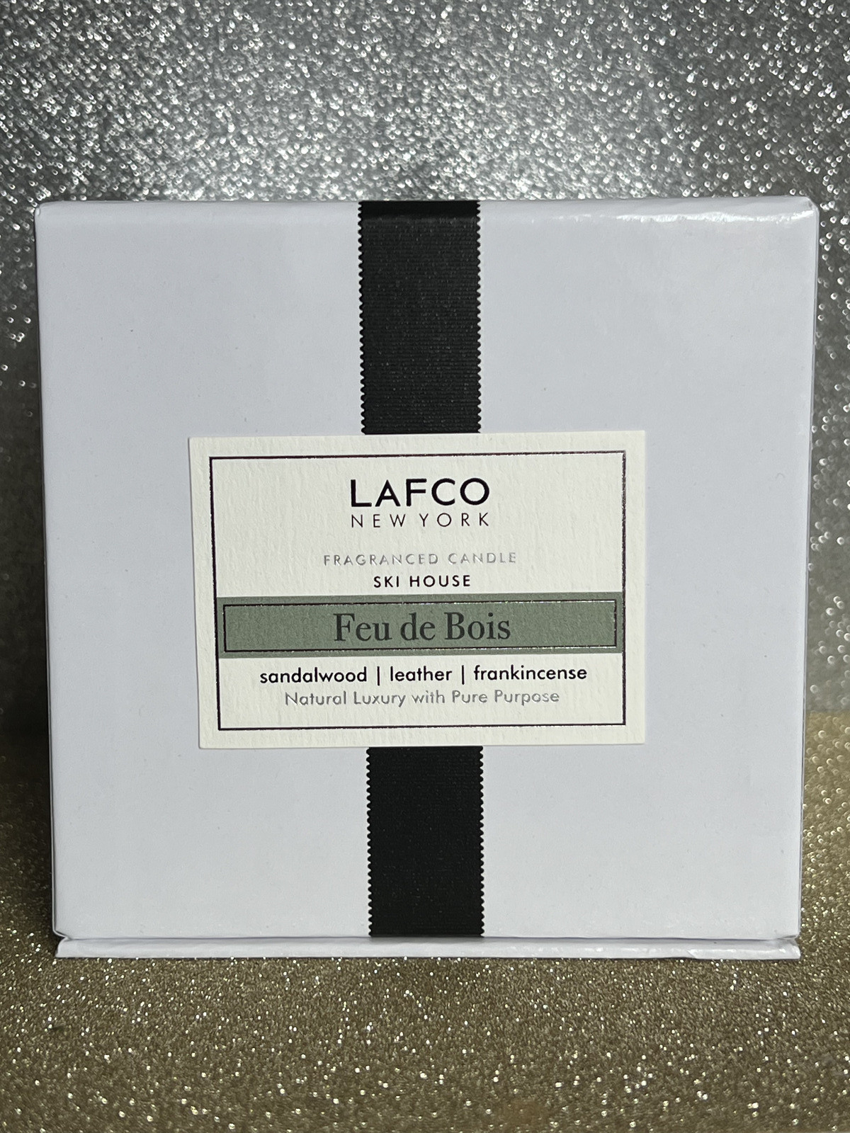 LAFCO Scented Candle FEU DE BOIS Ski House New/Sealed 6.5 oz/184g