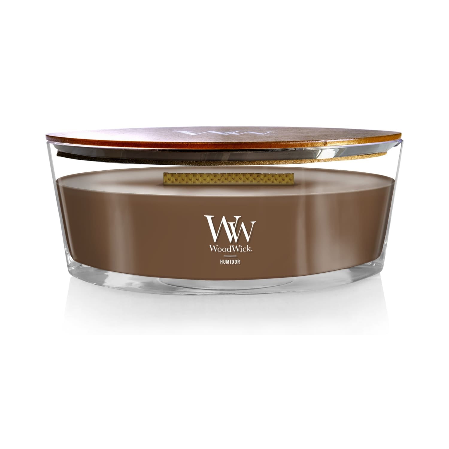 WoodWick Ellipse Scented Candle, Humidor, 16 oz