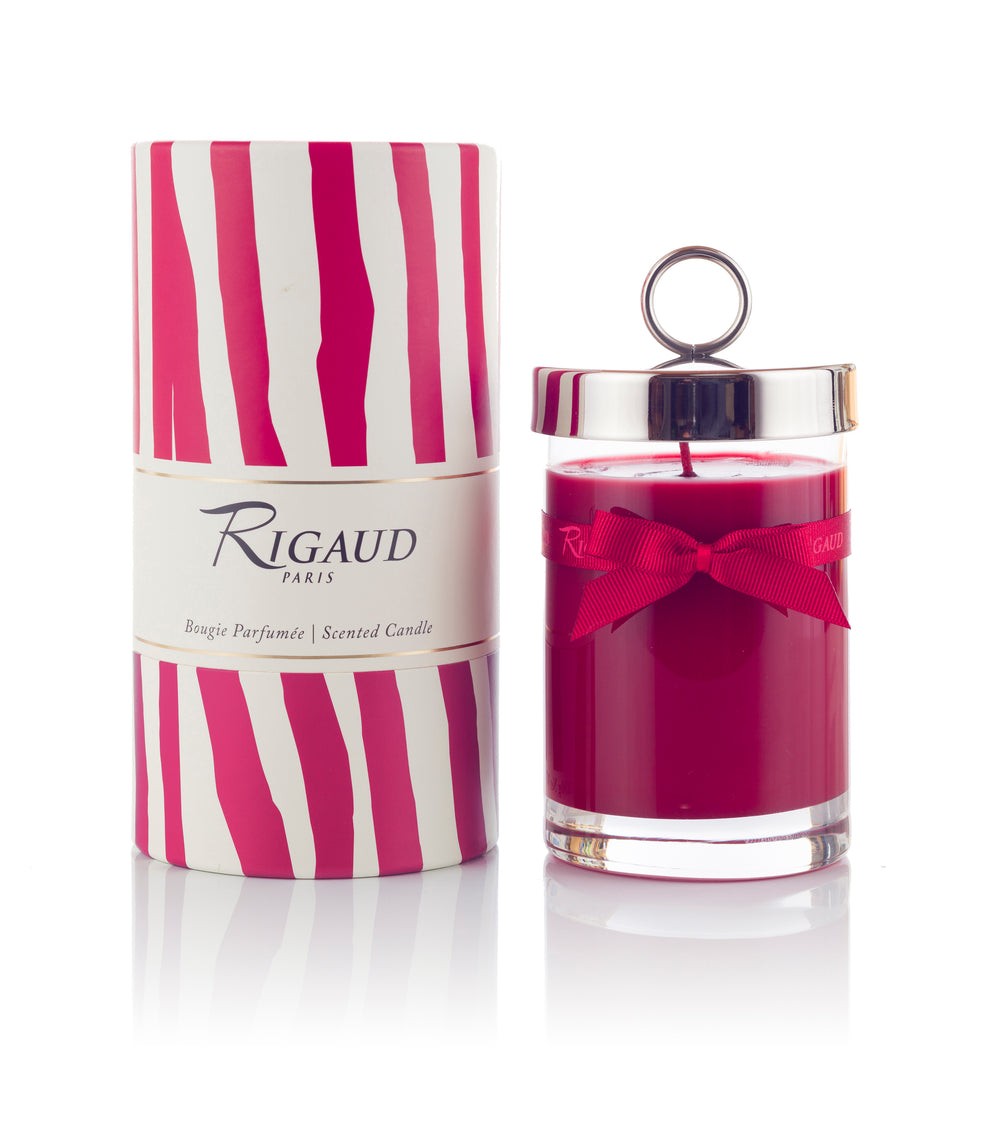 Rigaud Scented Candle, La Vie En Rouge, Size: Small: 60g – 28 hours