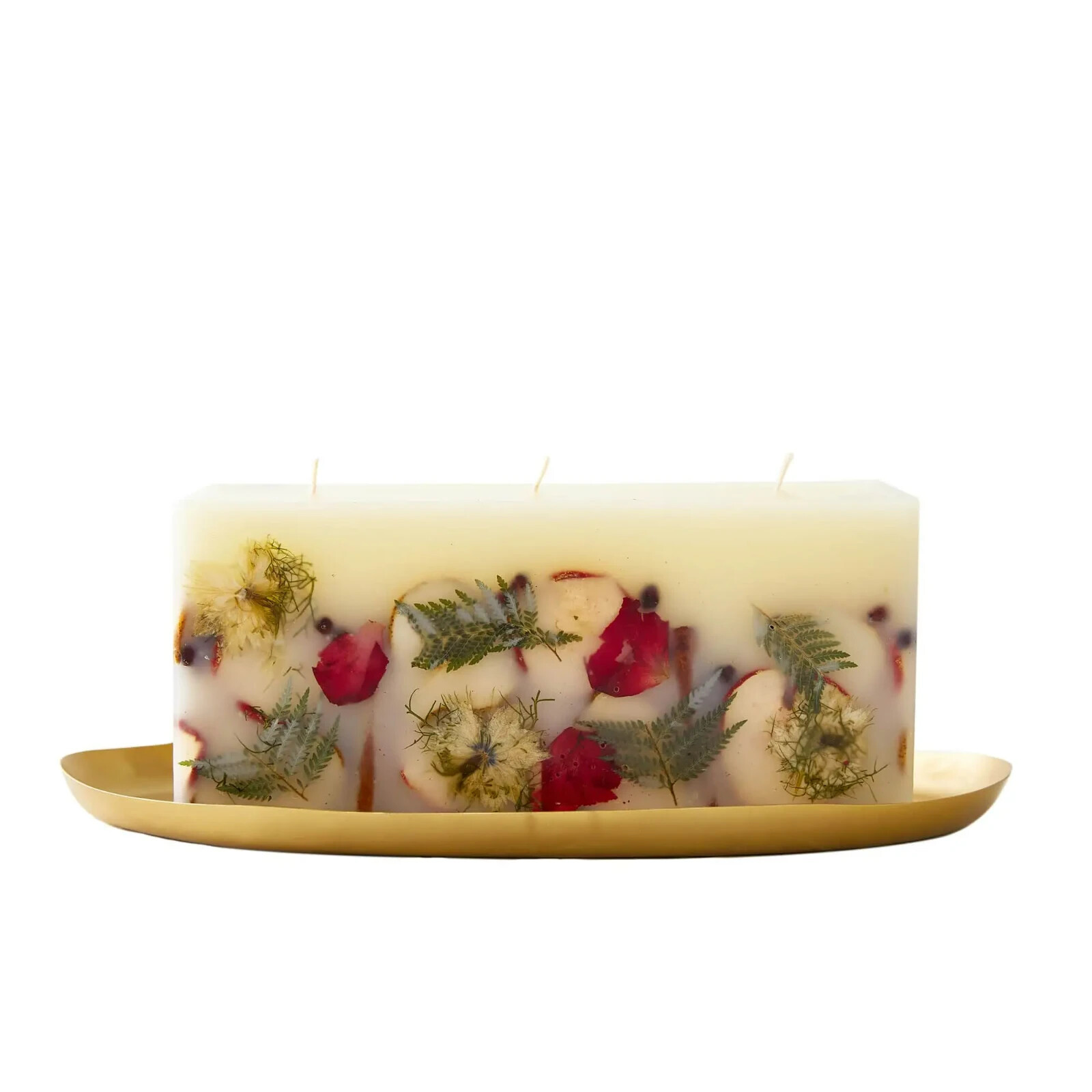 ROSY RINGS, SPICY APPLE MEDIUM BOTANICAL CANDLE, 6.5″ TALL, 200 HRS