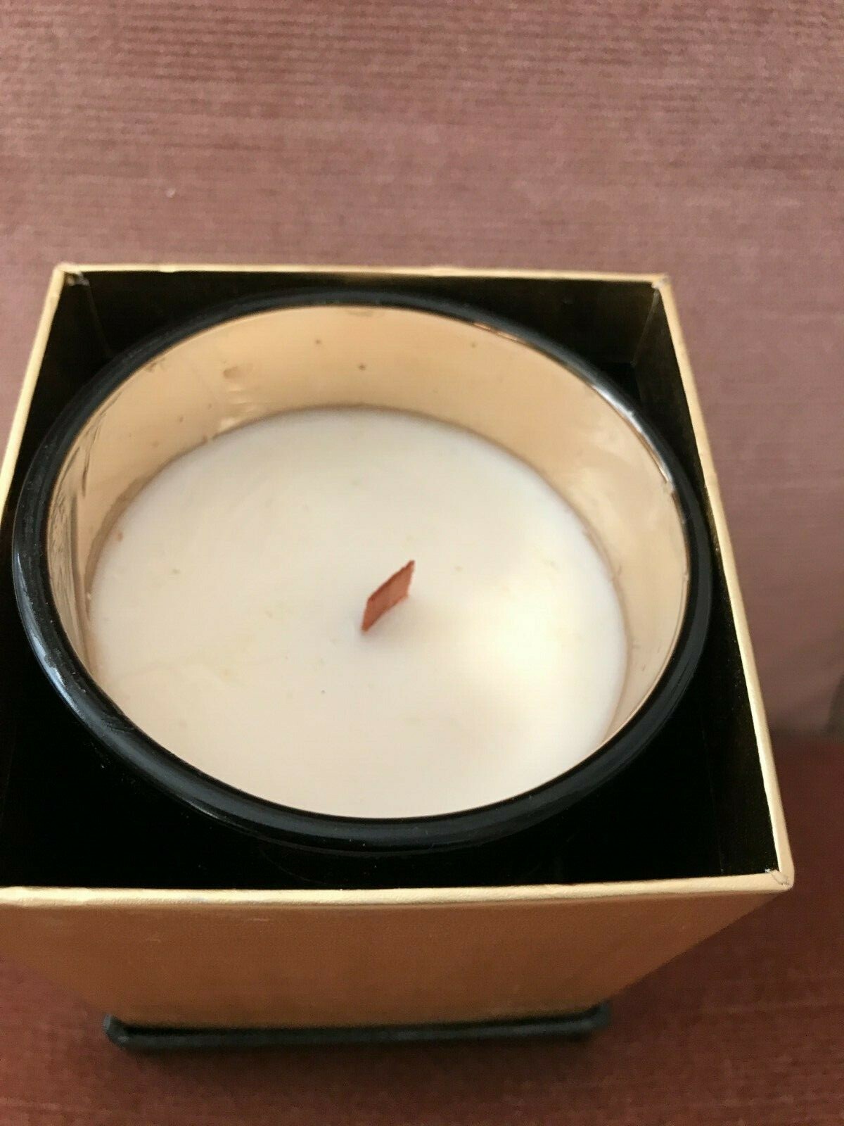 Amber Musk Candle Musc Ambre Richly Scented Bougie Parfumee