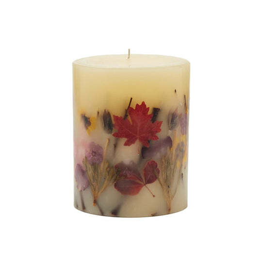 ROSY RINGS, PUMPKIN CARDAMOM LUXURY BOTANICAL CANDLE, 5.5″ TALL, 120 HRS