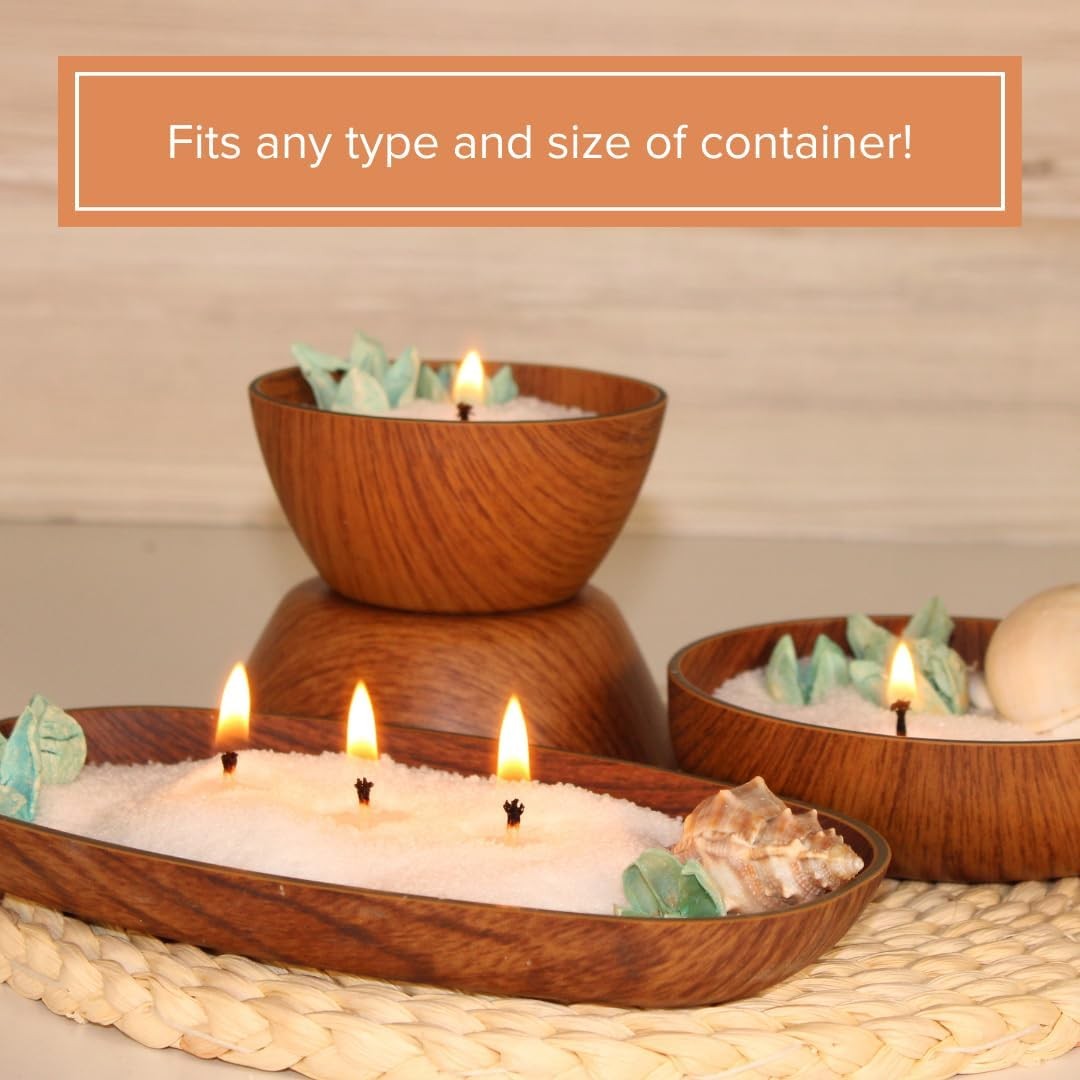 10 lb White Unscented Pearled Candle Sand Wax Candle Long Lasting Powder Natural