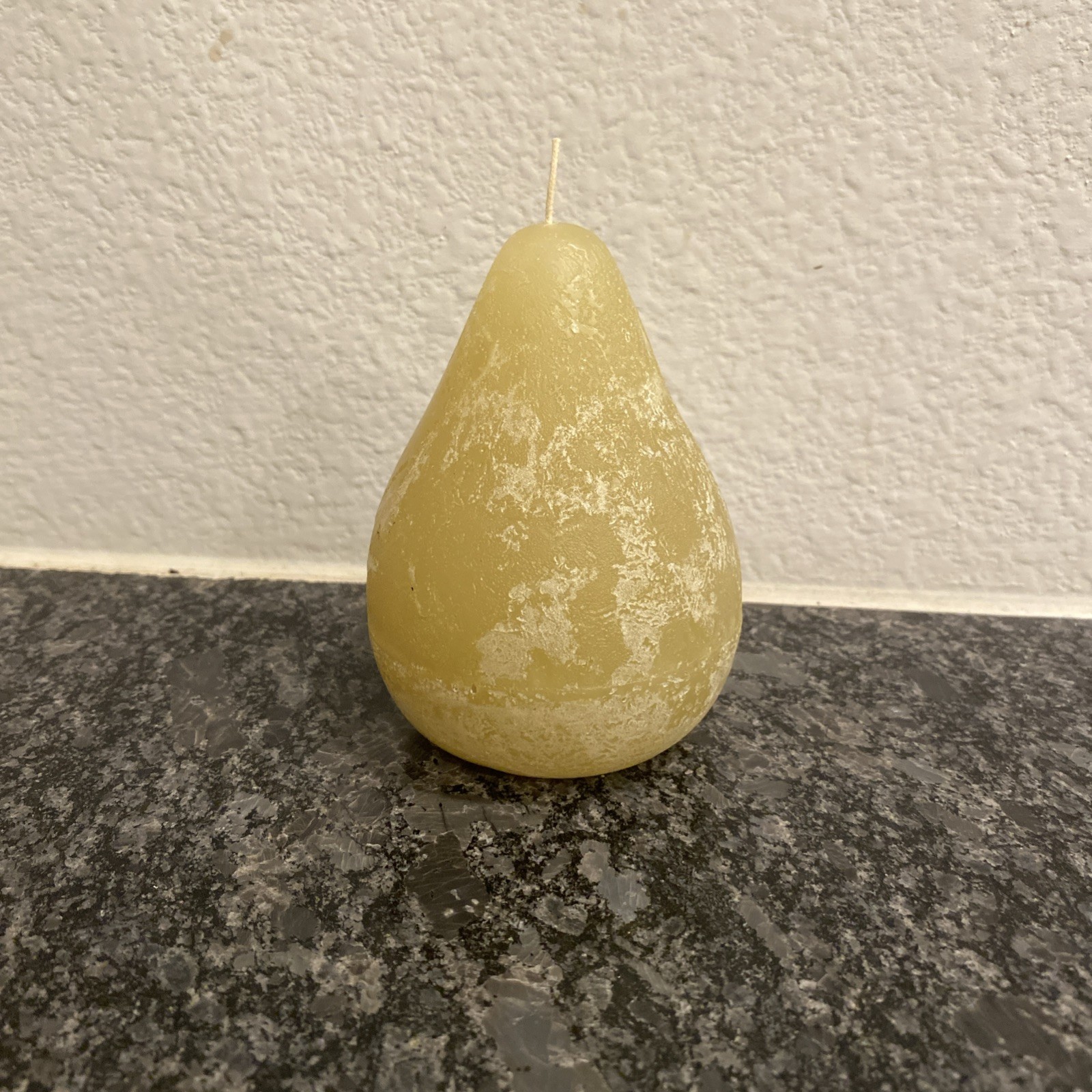 Pear Candle 3 X 4 Inch Design By Vance Kitira Thailand Unburned