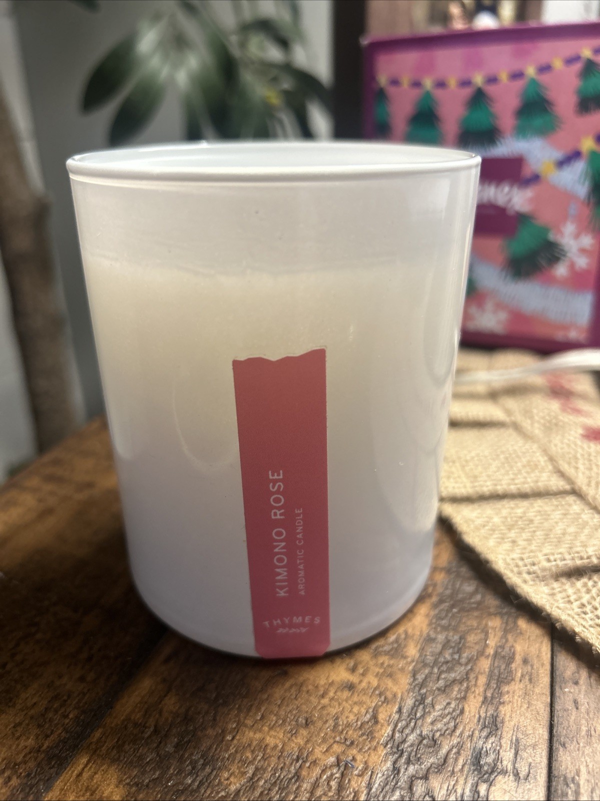 THYMES – KIMONO ROSE AROMATIC POURED CANDLE~ 9 Oz, Awesome Smell