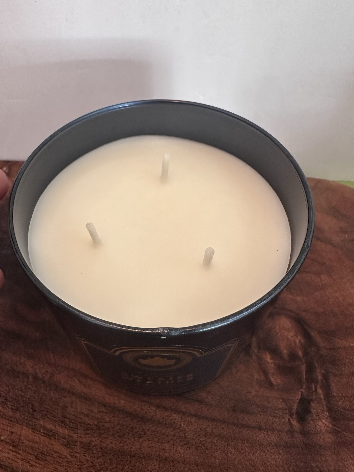 NEW Bath & Body Works SWEATER WEATHER Scented 3 Wick WHITE BARN Candle 25-45 Hrs