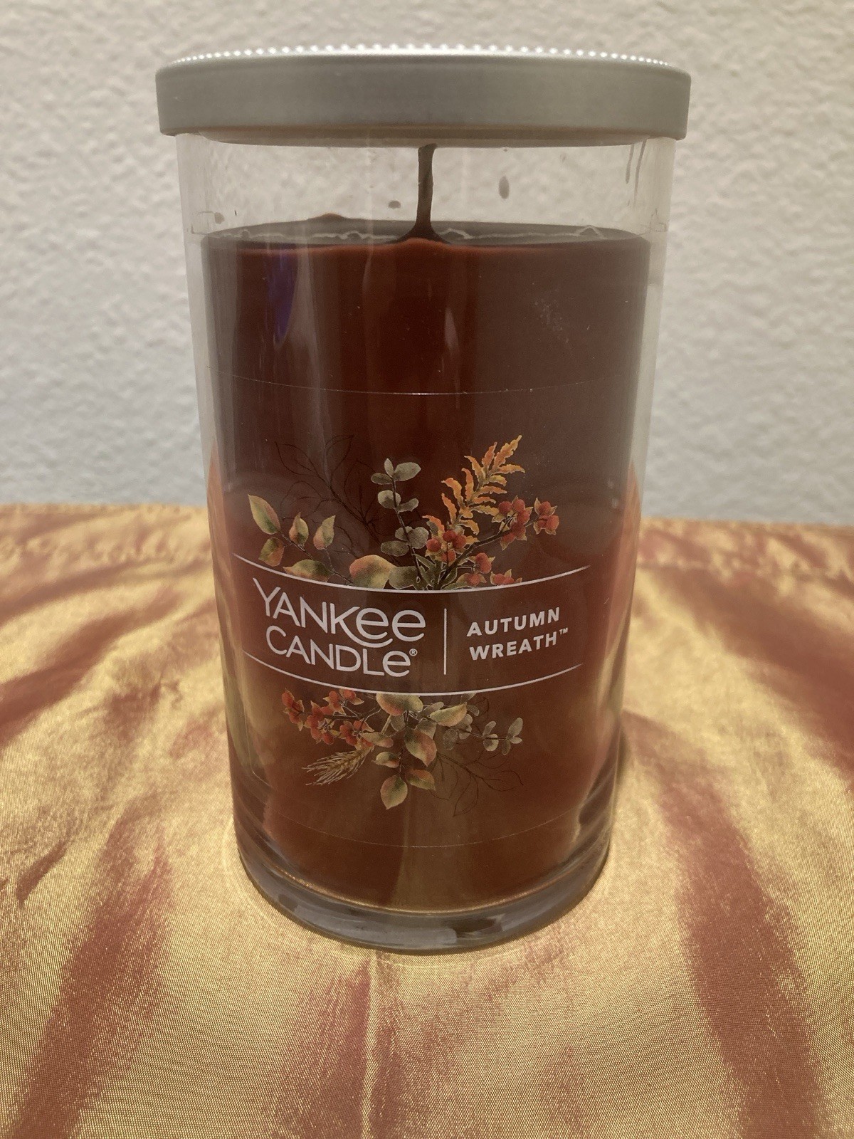 New Yankee Candle Autumn Wreath 14.25 Oz Fall, Thanksgiving , Holidays