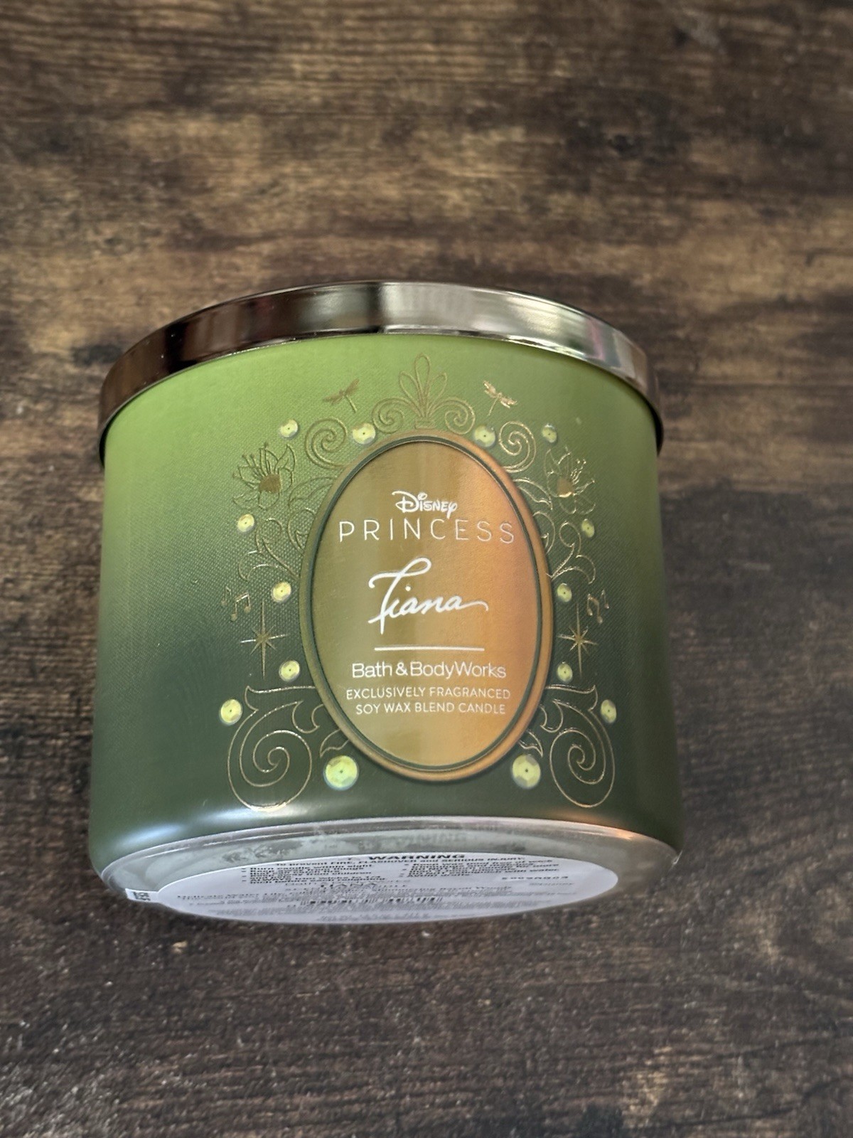 Bath & Body Works Disney Princess TIANA 3 Wick Candle 2025 Original Release