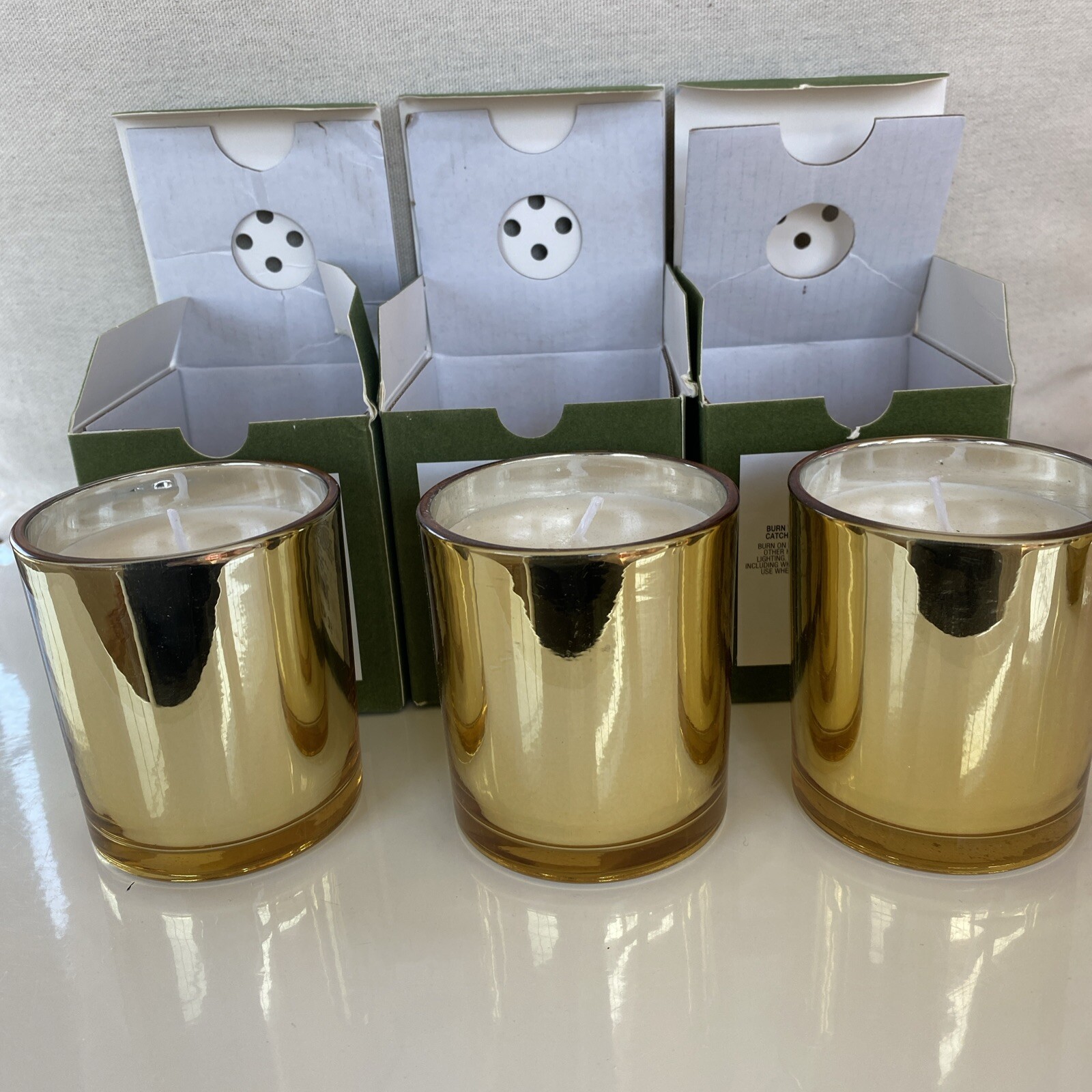 Threshold Forest Fir Scented Candles (3) Soy Wax Blend Ea. 5oz Size LOT