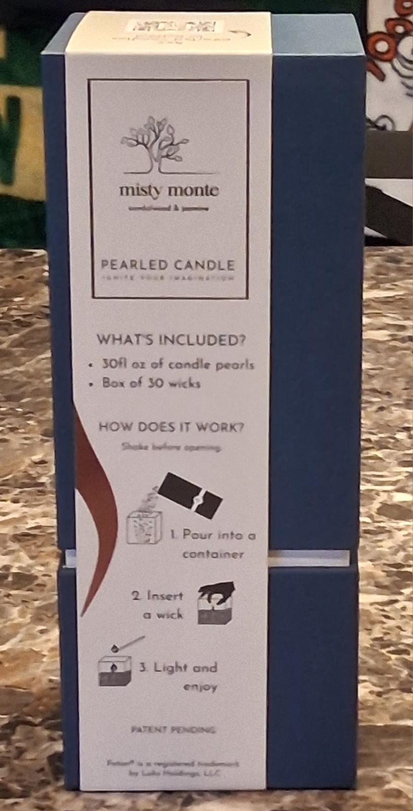 NEW SEALED Foton 30 oz Pearled Candle Sandalwood Jasmine Scent (30 Wicks)