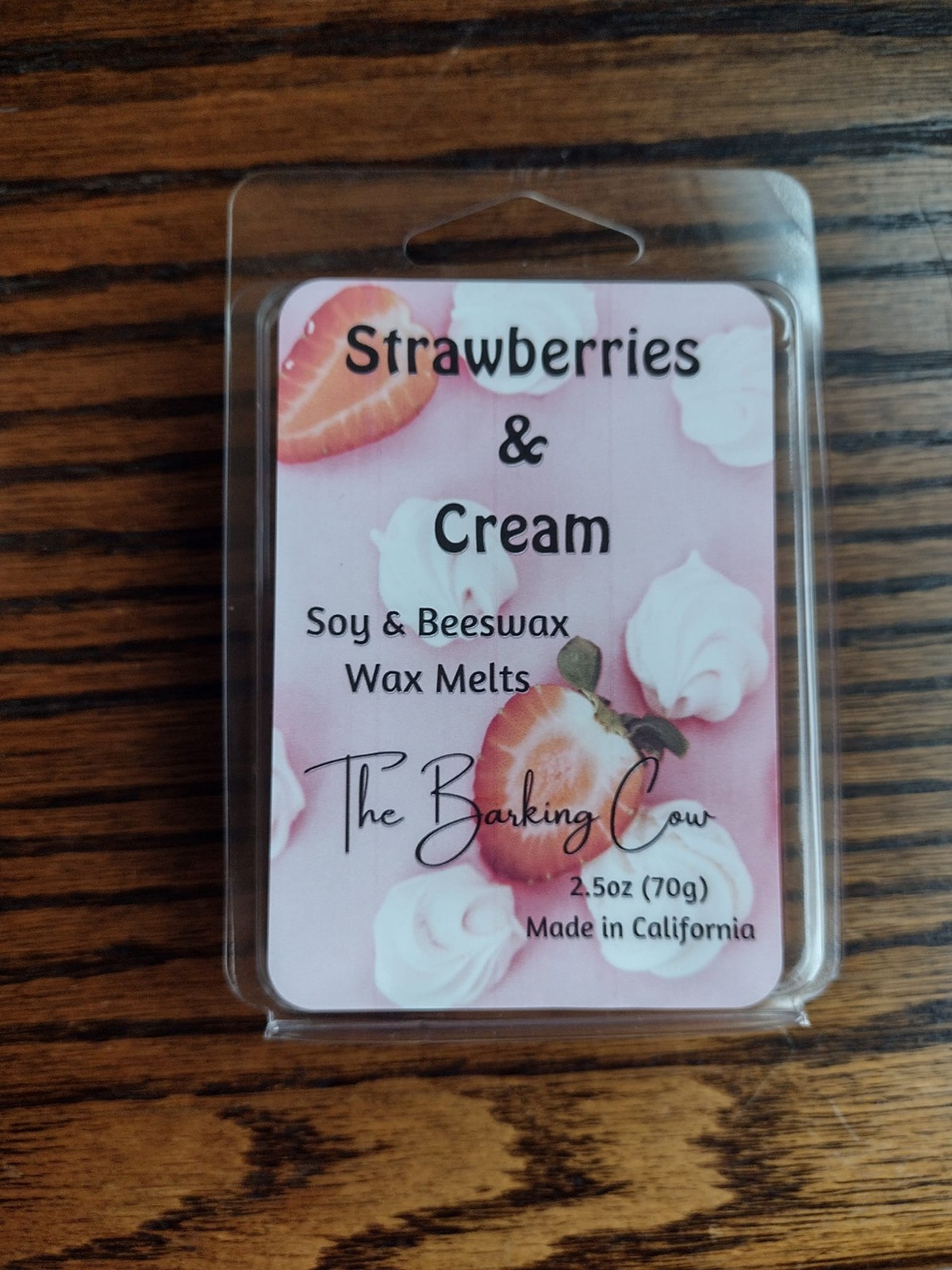 Handmade Scented Wax Melts in a Clamshell Soy & Beeswax Premium Fragrance Oils