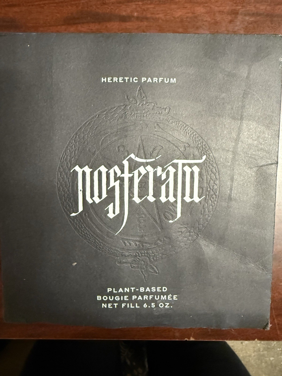 Heretic NOSFERATU Candle LIMITED Ed 6.5oz NEW IN BOX *Read Description*