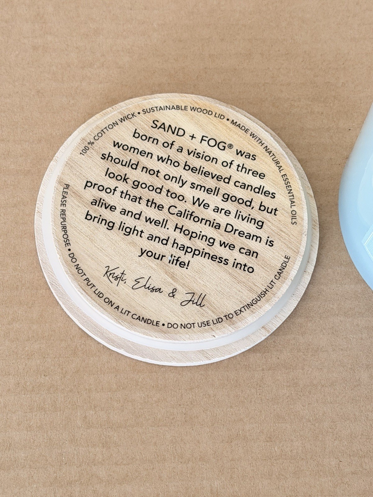 Sand + Fog California Beach House 2 Wick Candle – 12 oz Natural Wax Blend