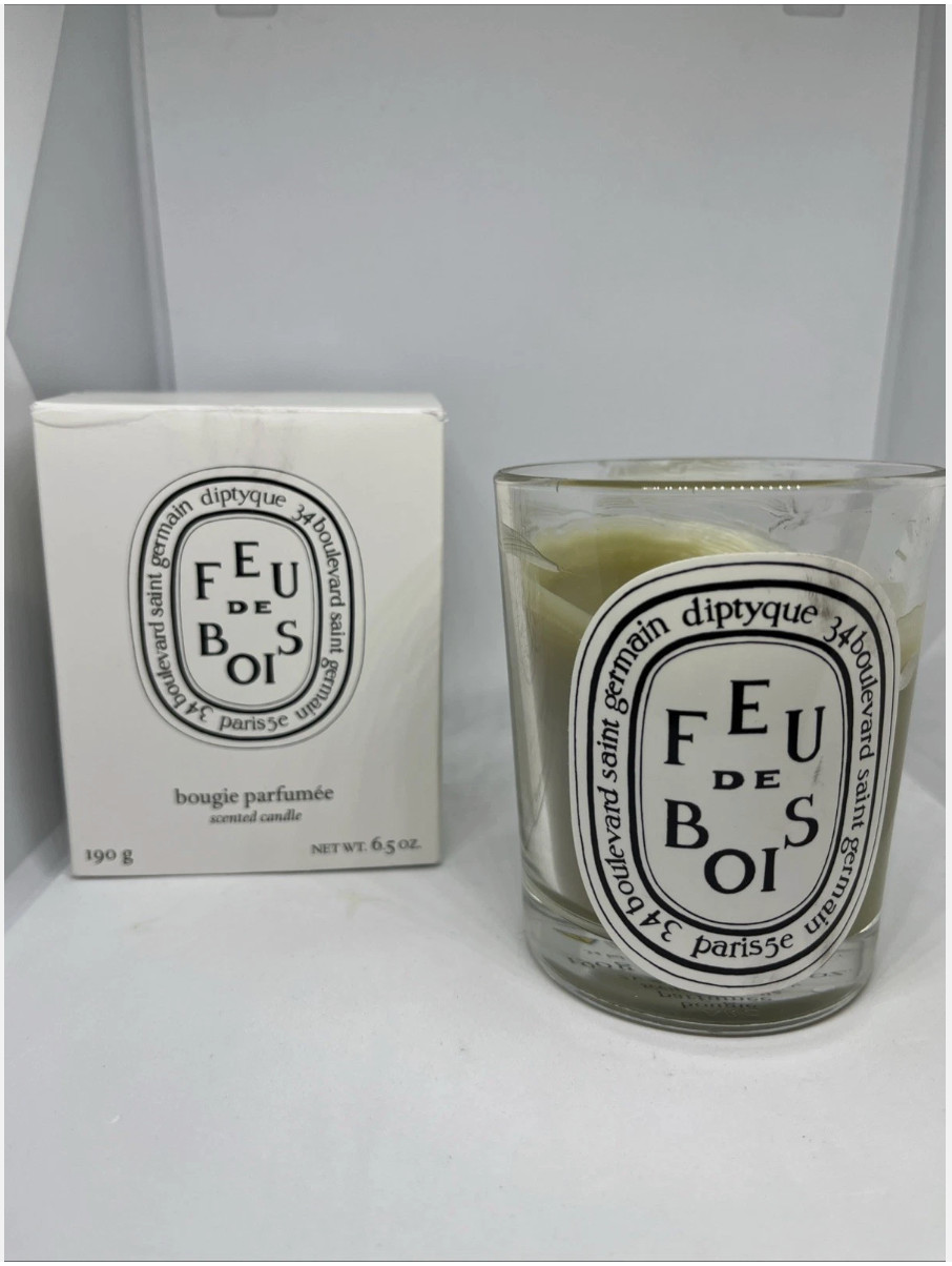 Diptyque Feu De Bois Scented Candle 6.5oz Used