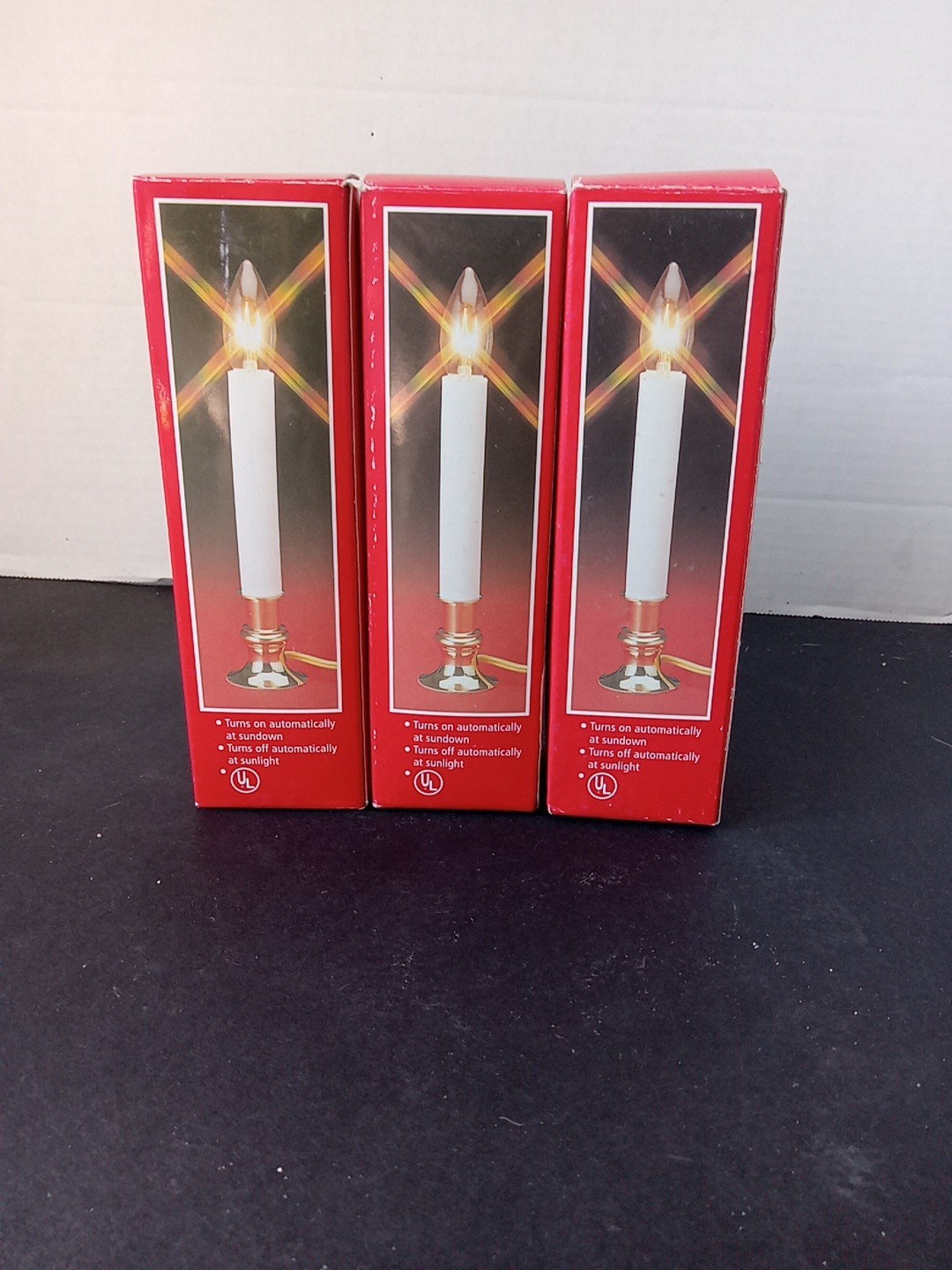 3 Electric Window Sensor Candlestick Lamps Centurion Collection 1 With No Bulb