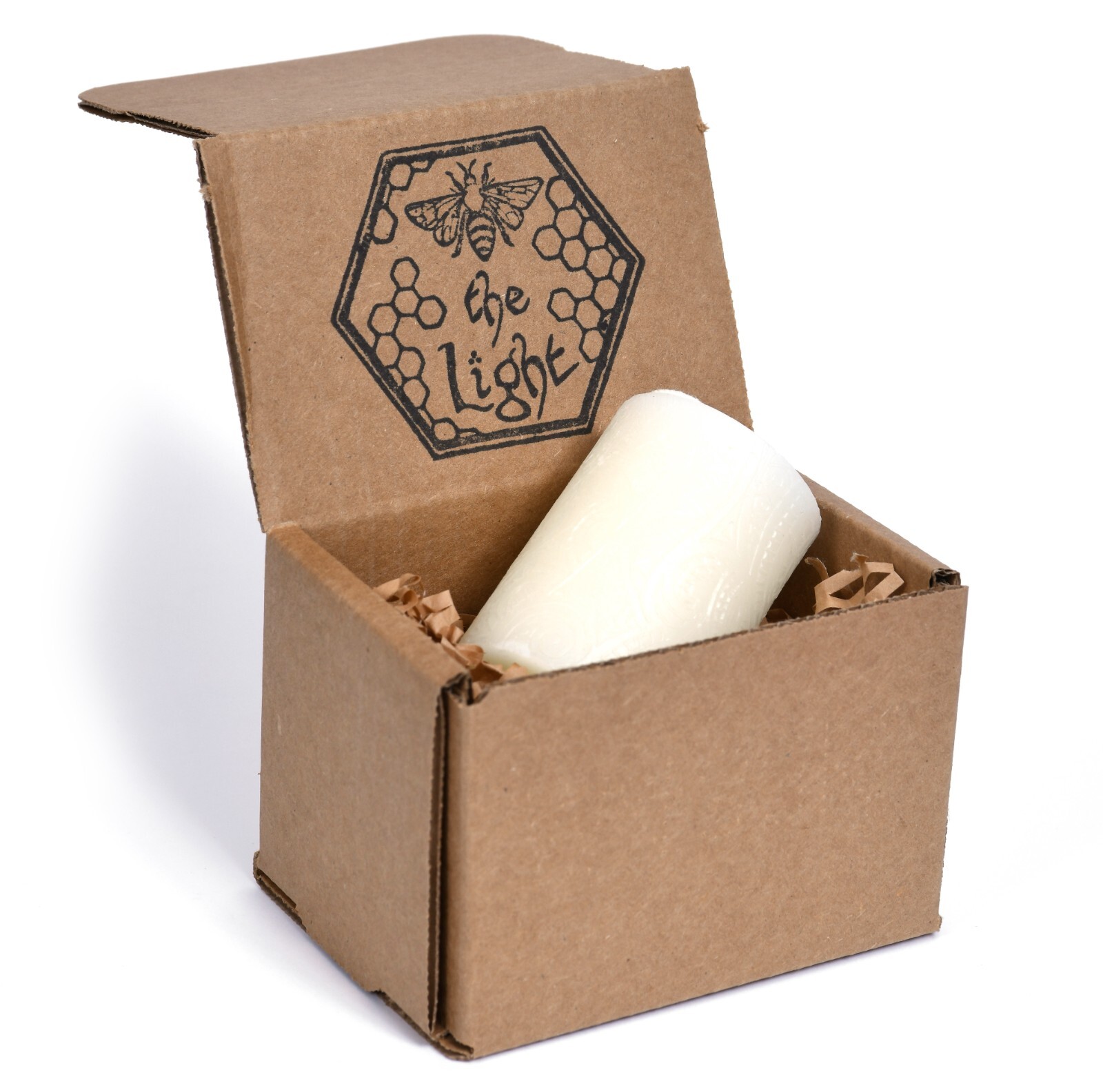 100% Pure Beeswax Pillar Candle, Unscented, Choose Your Color & Size BeeTheLight