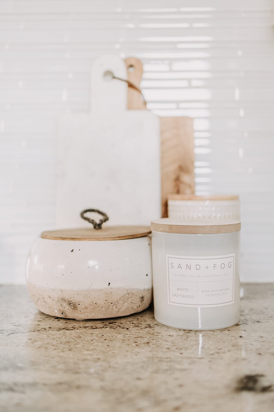 Vanilla Tobacco Scented Candle 3 Wick, 21 oz Luxury Home Decor Jar