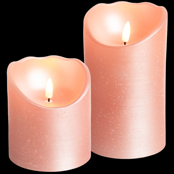 LightScapes 2-Piece Flameless LED Candle Set 6″ & 4″ Set