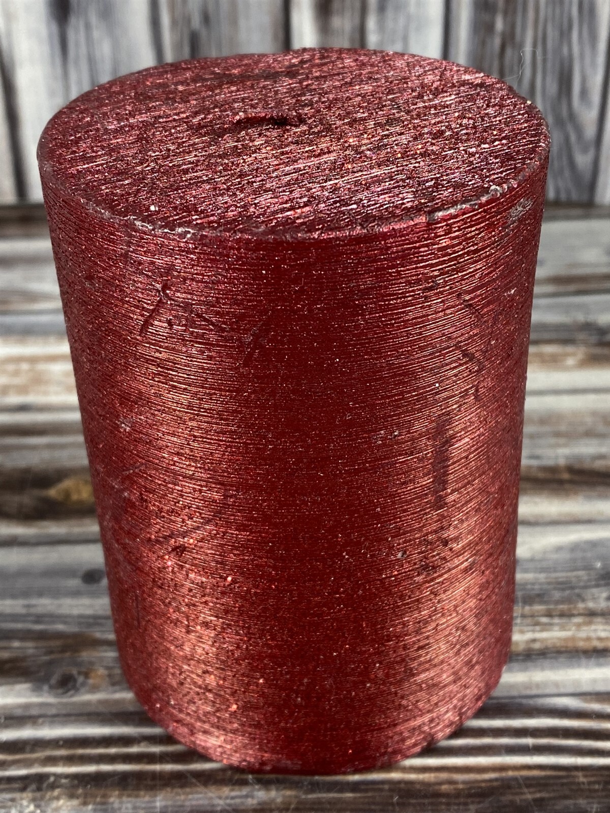 Pier 1 Imports 15 oz Scented Pillar Candle – 3 x 4 inches – Apple Cinnamon – New