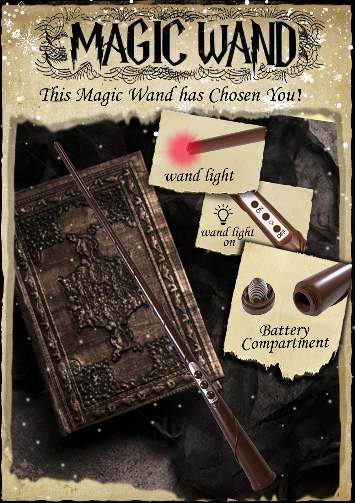 Floating Candles with Wand, 12PCs Magic Hanging Candles with 13 AAA Battery, …