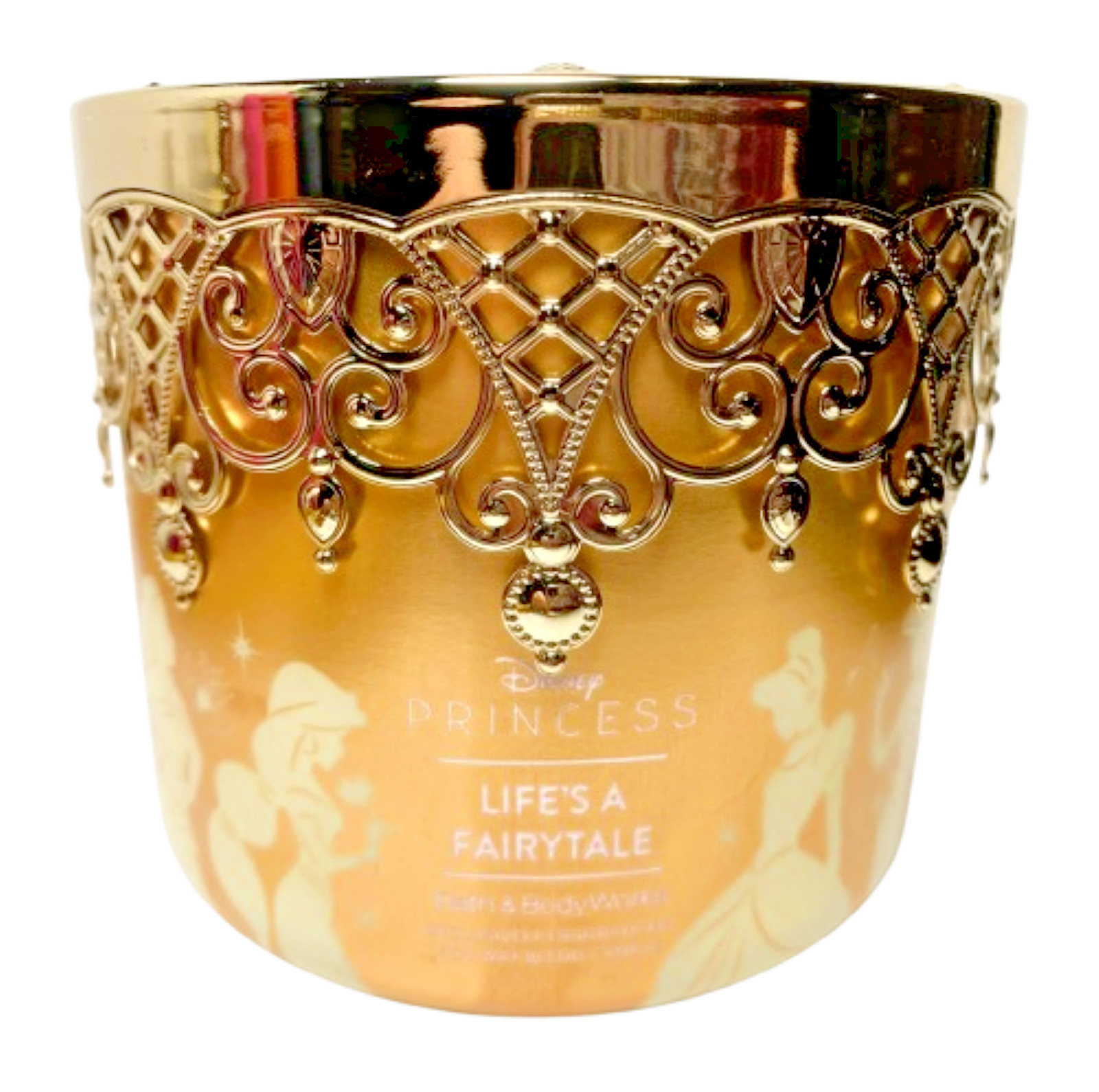 Bath & Body Works DISNEY PRINCESS Life’s A Fairytale 3-Wick Candle ~ FREE SHIP