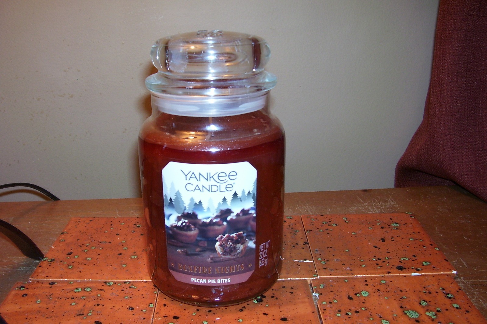 yankee candle 22oz JAR PECAN PIE BITES + PKG WAX MELTS + 3 VOTIVES
