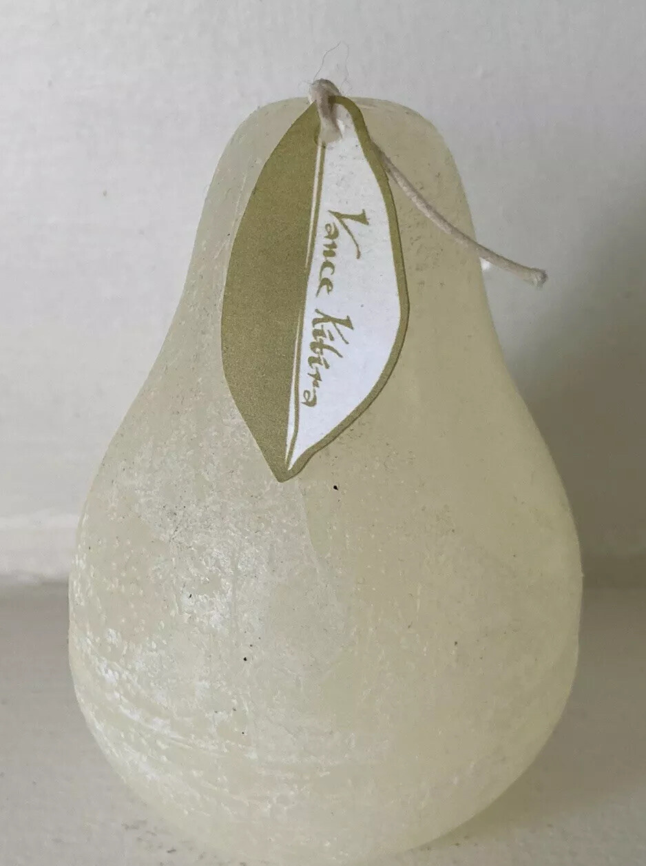 Vance Kitira Thailand Pear Shaped Candles Set 4 Different Colors 4” UNUSED